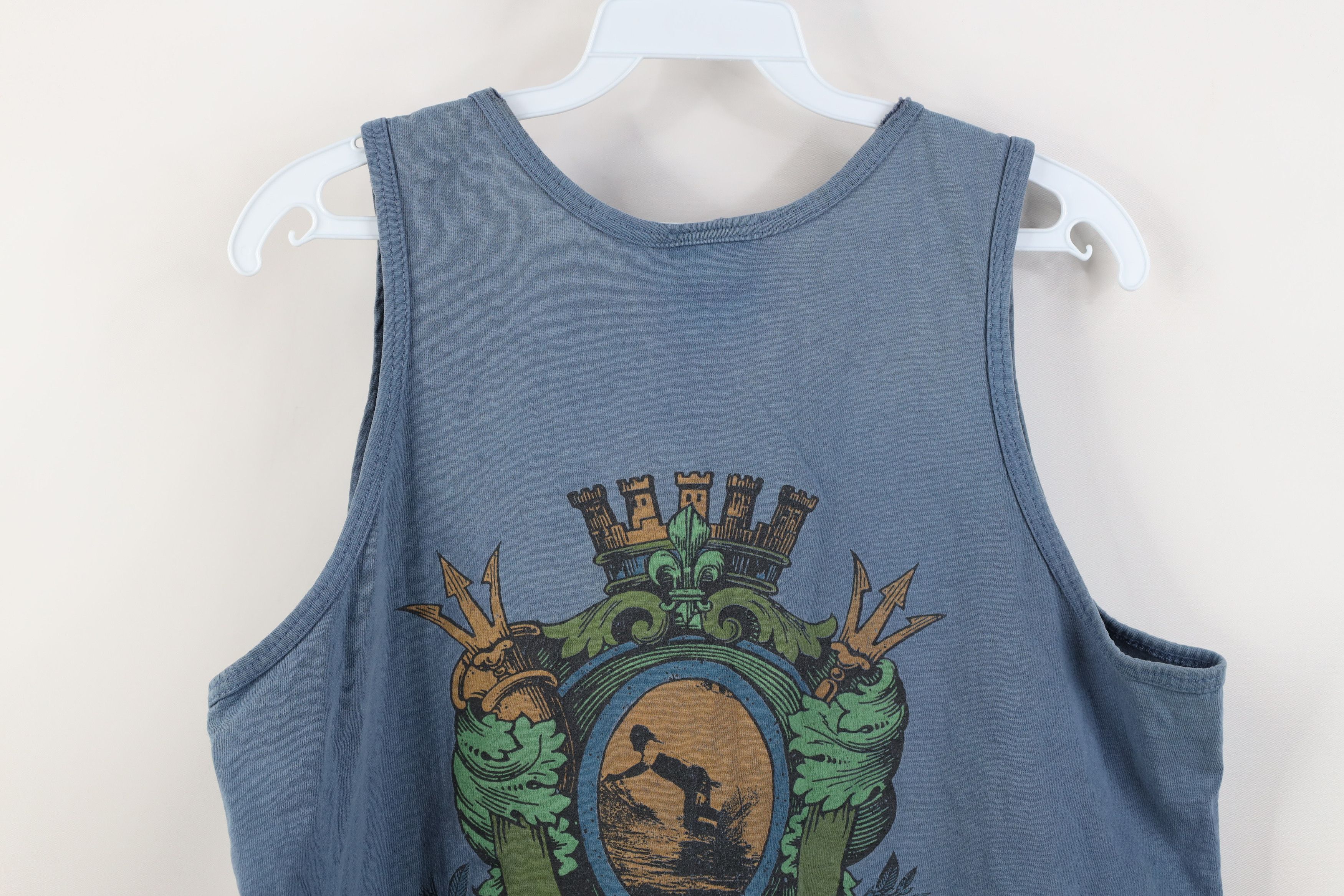 Vintage Vintage 90s Streetwear Surfing Surfboard Tank Top T-Shirt Size US M / EU 48-50 / 2 - 15 Thumbnail