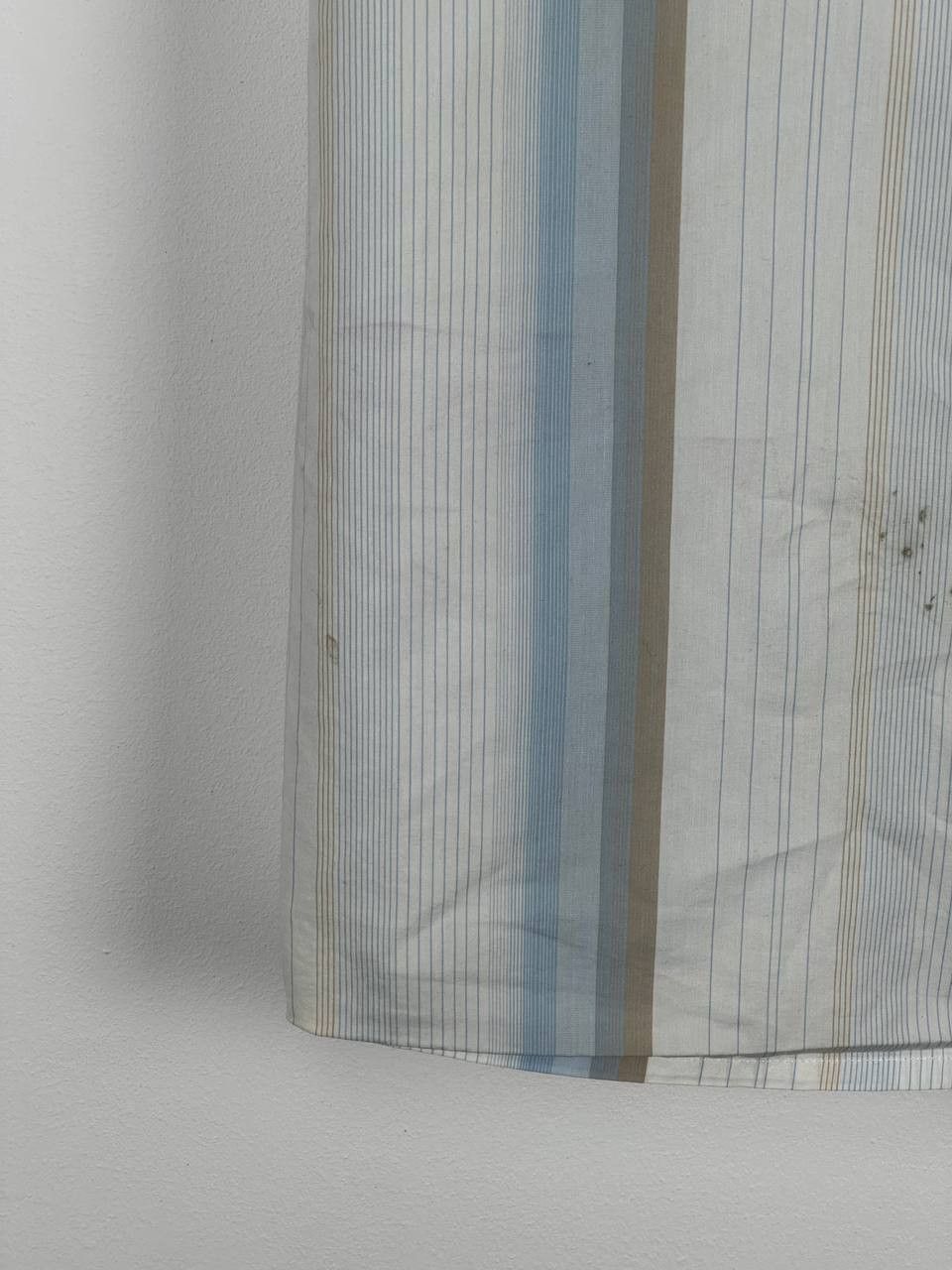 Vintage × Yves Saint Laurent Cotton YSL Shirt Blue Striped Longsleeve Button Up Size US L / EU 52-54 / 3 - 9 Thumbnail