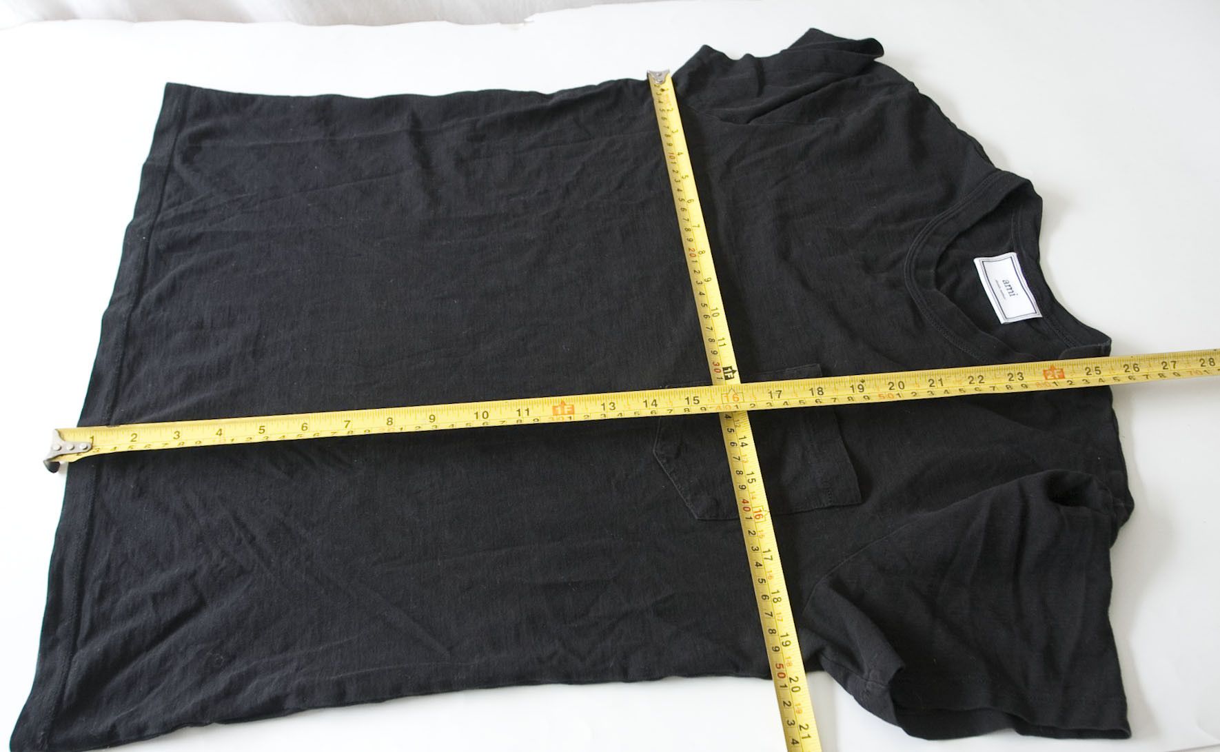 AMI AMI Alexandre Mattiussi T Shirt Size M Pocket Black Size US M / EU 48-50 / 2 - 4 Thumbnail