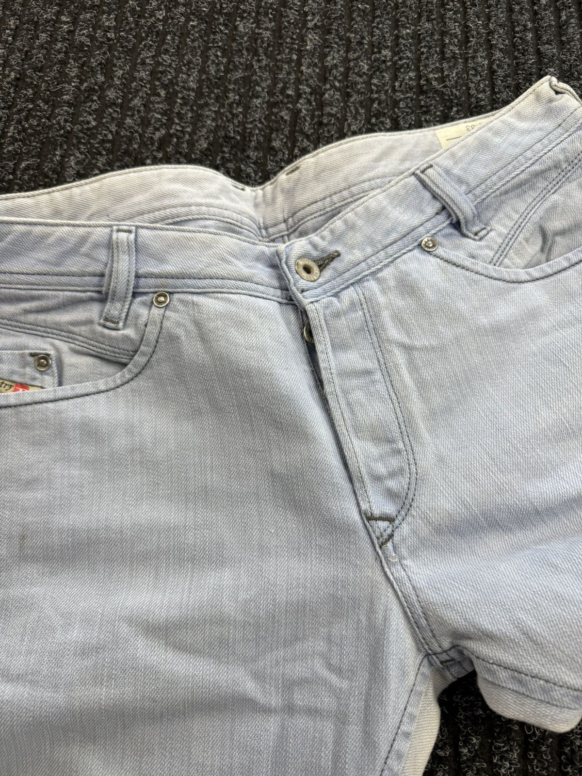 Diesel Vintage Diesel LAKOP washed light blue jeans denim pants W33 Size US 33 - 10 Thumbnail