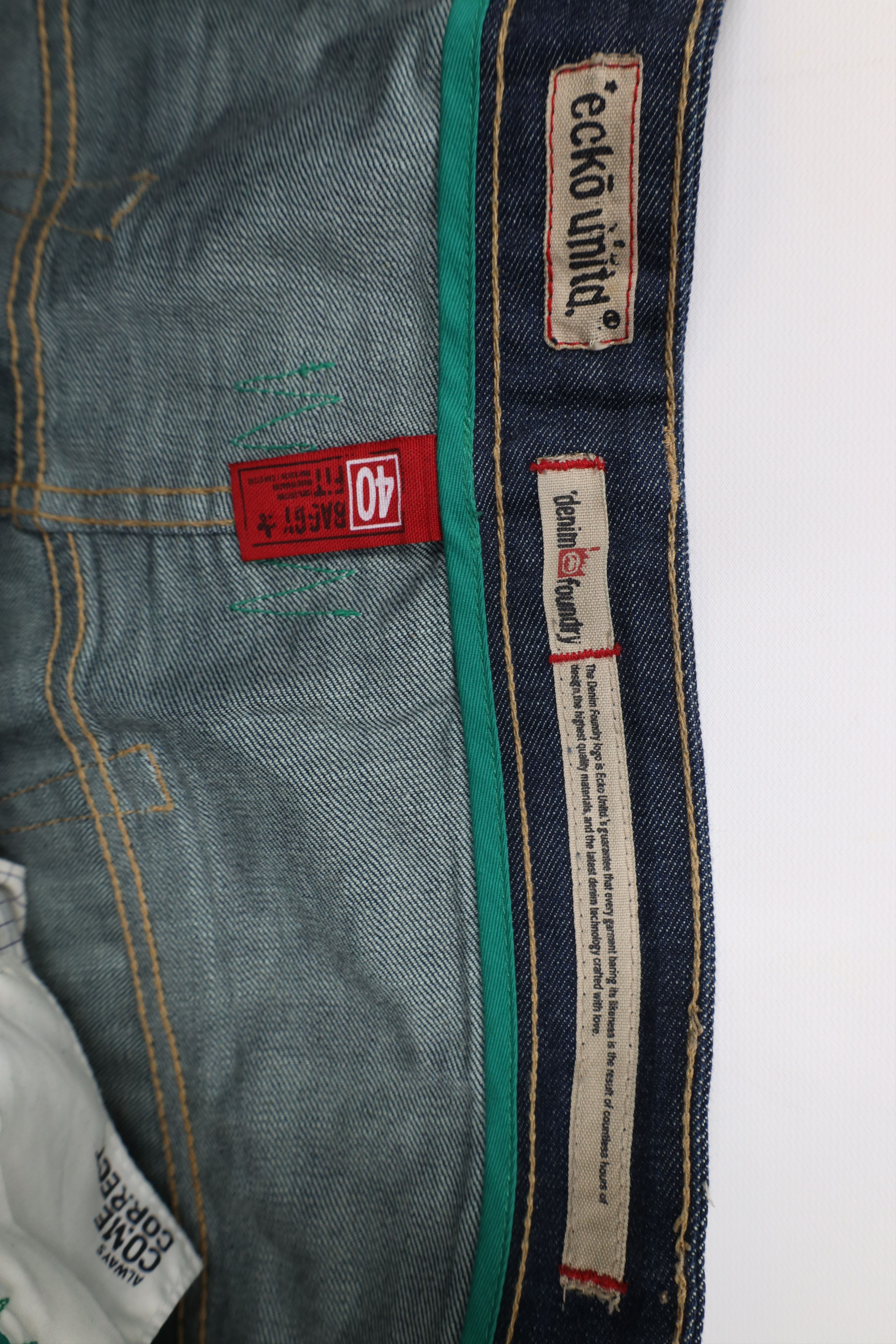 Vintage Vintage Y2K Enyce Spade Baggy Fit Wide Leg Denim Jeans Blue Size US 40 / EU 56 - 8 Thumbnail