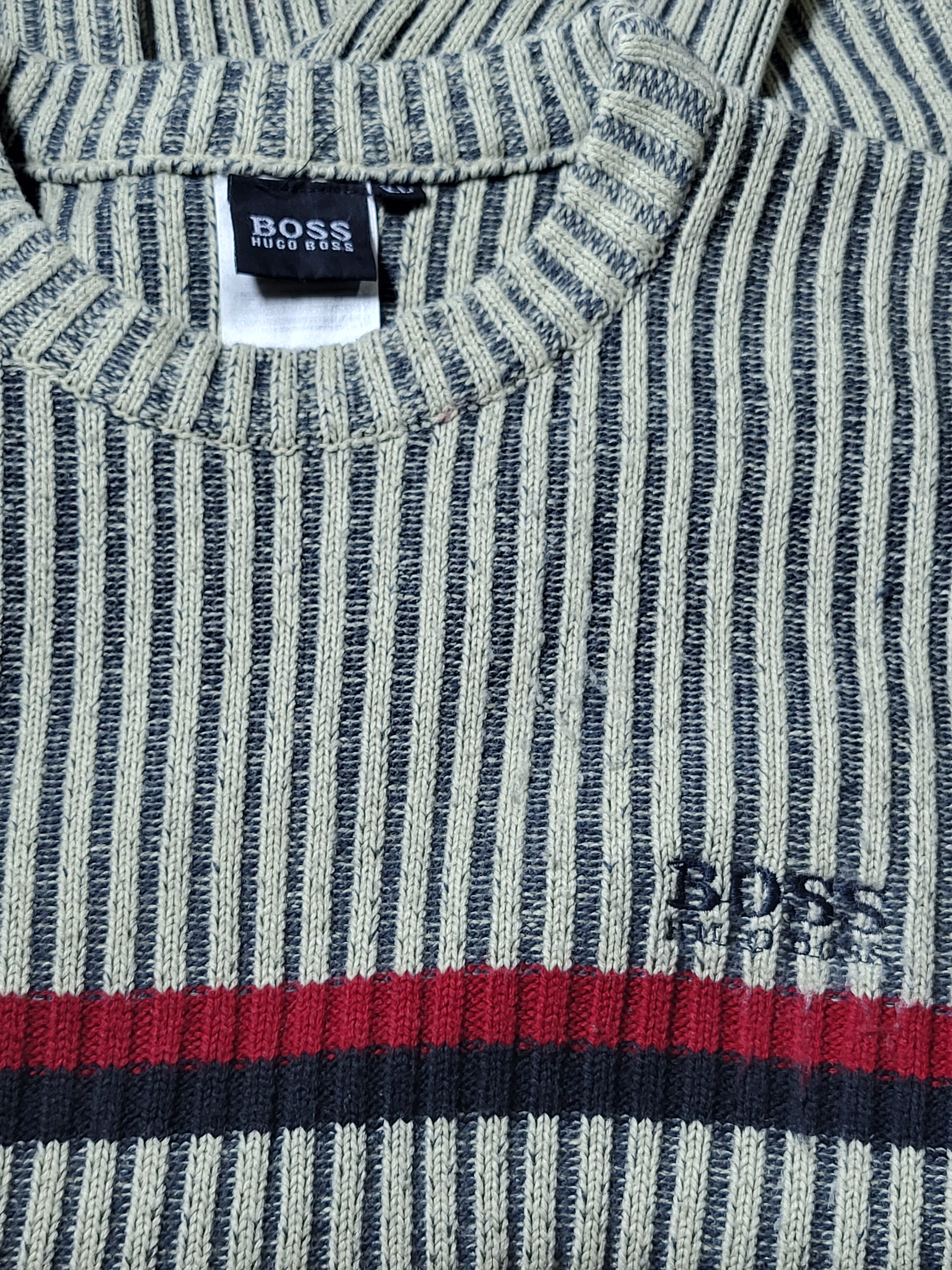 Hugo Boss Hugo Boss Stripe Knit Sweater Sweatshirt Jumper Size US XL / EU 56 / 4 - 2 Thumbnail