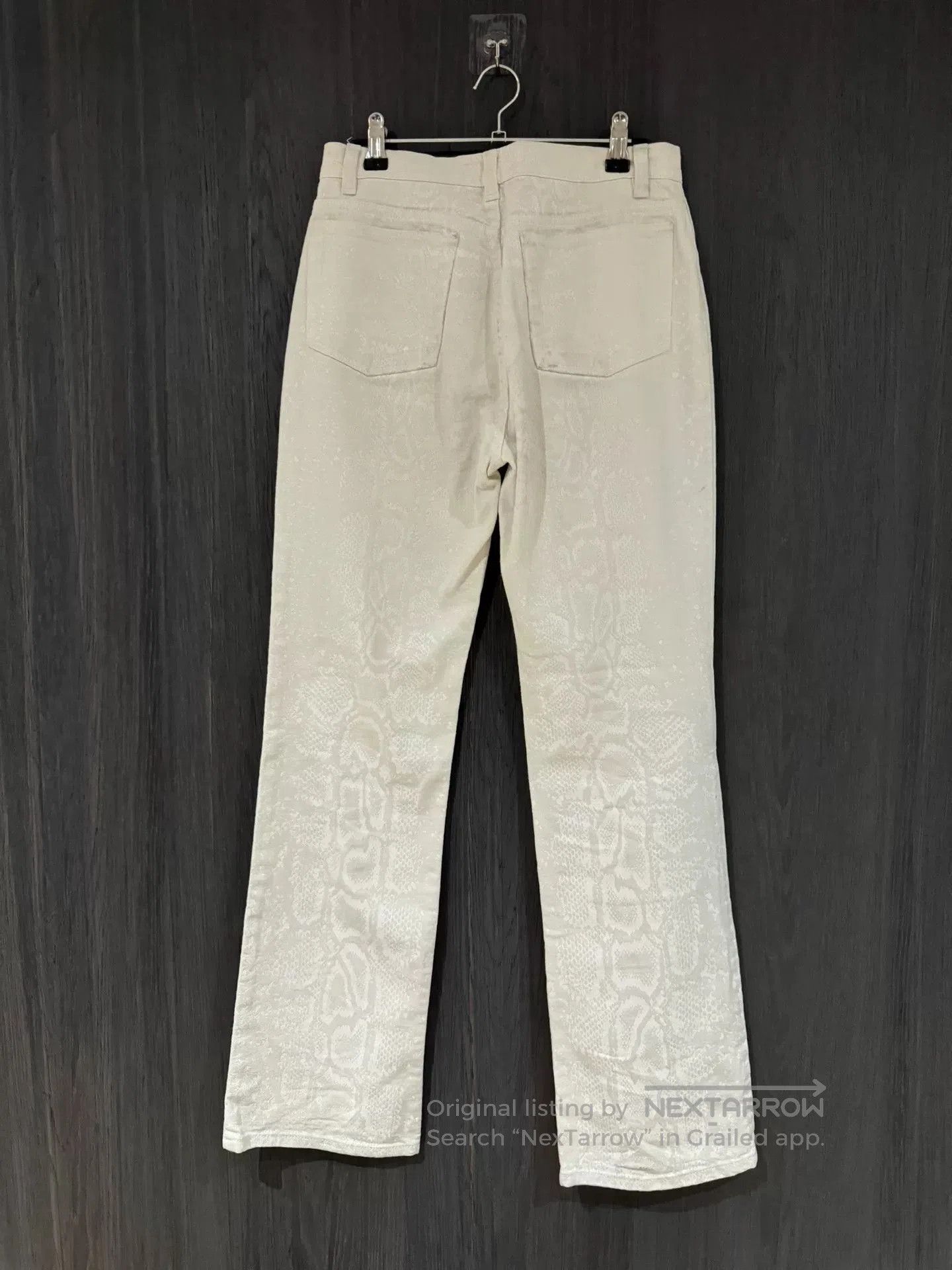 Roberto Cavalli Roberto Cavalli Snake Skin Jeans. Size 26" / US 2 / IT 38 - 4 Thumbnail