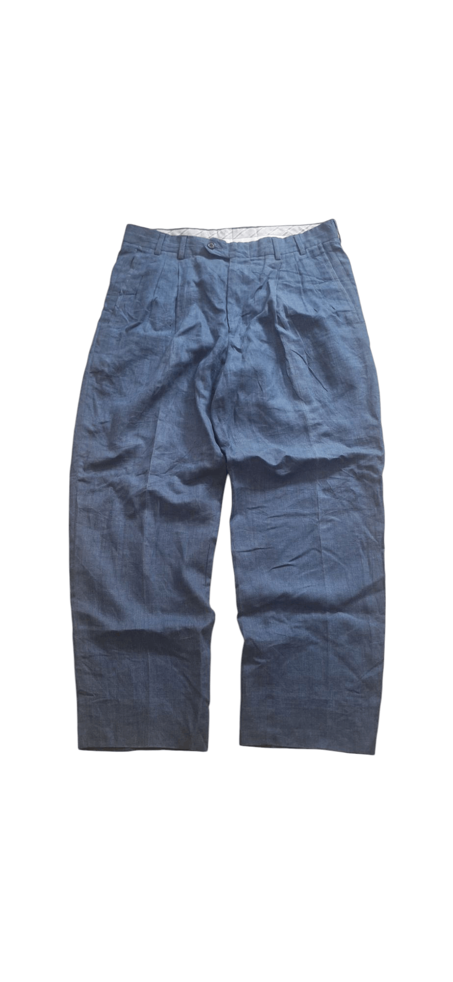 Ermenegildo Zegna × Vintage Vintage Ermenegildo Zegna Baggy Wide Pants Size US 33 - 1 Thumbnail