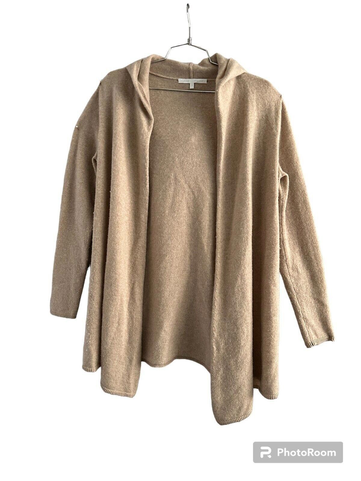 Designer Alpine Cashmere Casual Hoodie -Oatmeal Women S Size S / US 4 / IT 40 - 1 Thumbnail