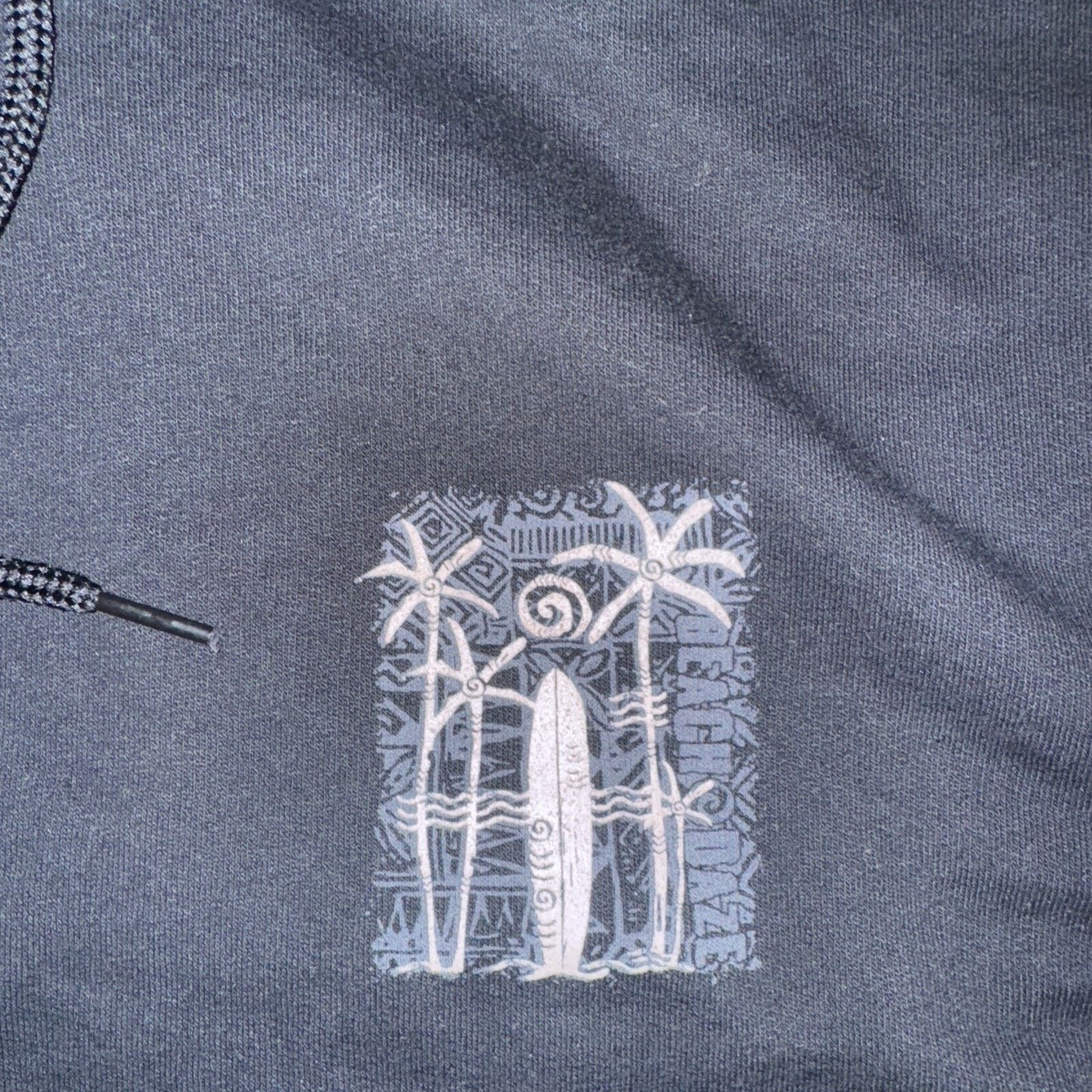 Stussy × Vintage Stüssy Inspired Hawaiian Surf Hoodie Black M Y2K Streetwear Size US M / EU 48-50 / 2 - 4 Thumbnail