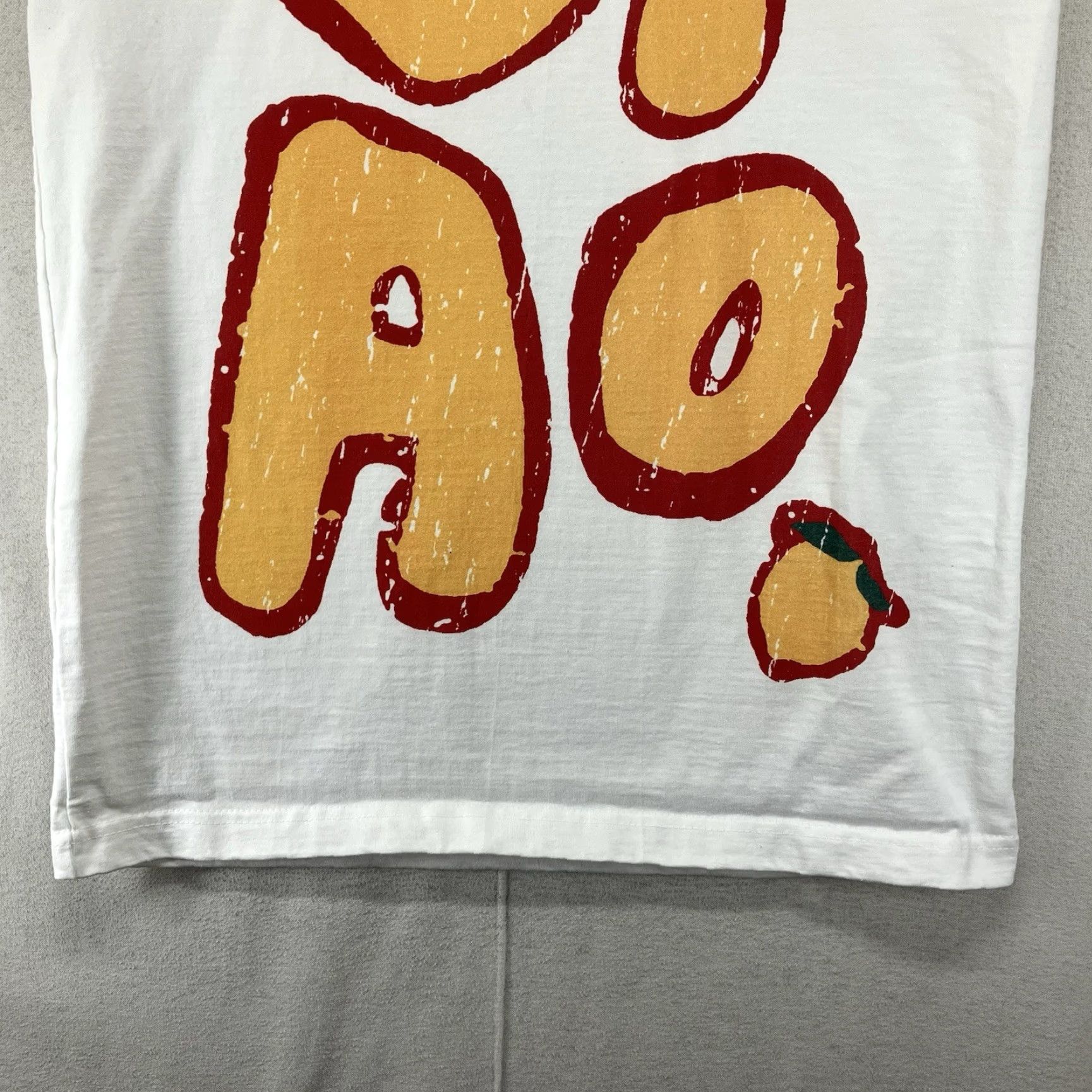 Etro Women's T-Shirt Ciao Limon Short Sleeve White Crew Neck Pullover Logo Front Graphic 90s Retro Heavyweight Cotton USA Small SS Size 28" / US 6 / IT 42 - 6 Thumbnail