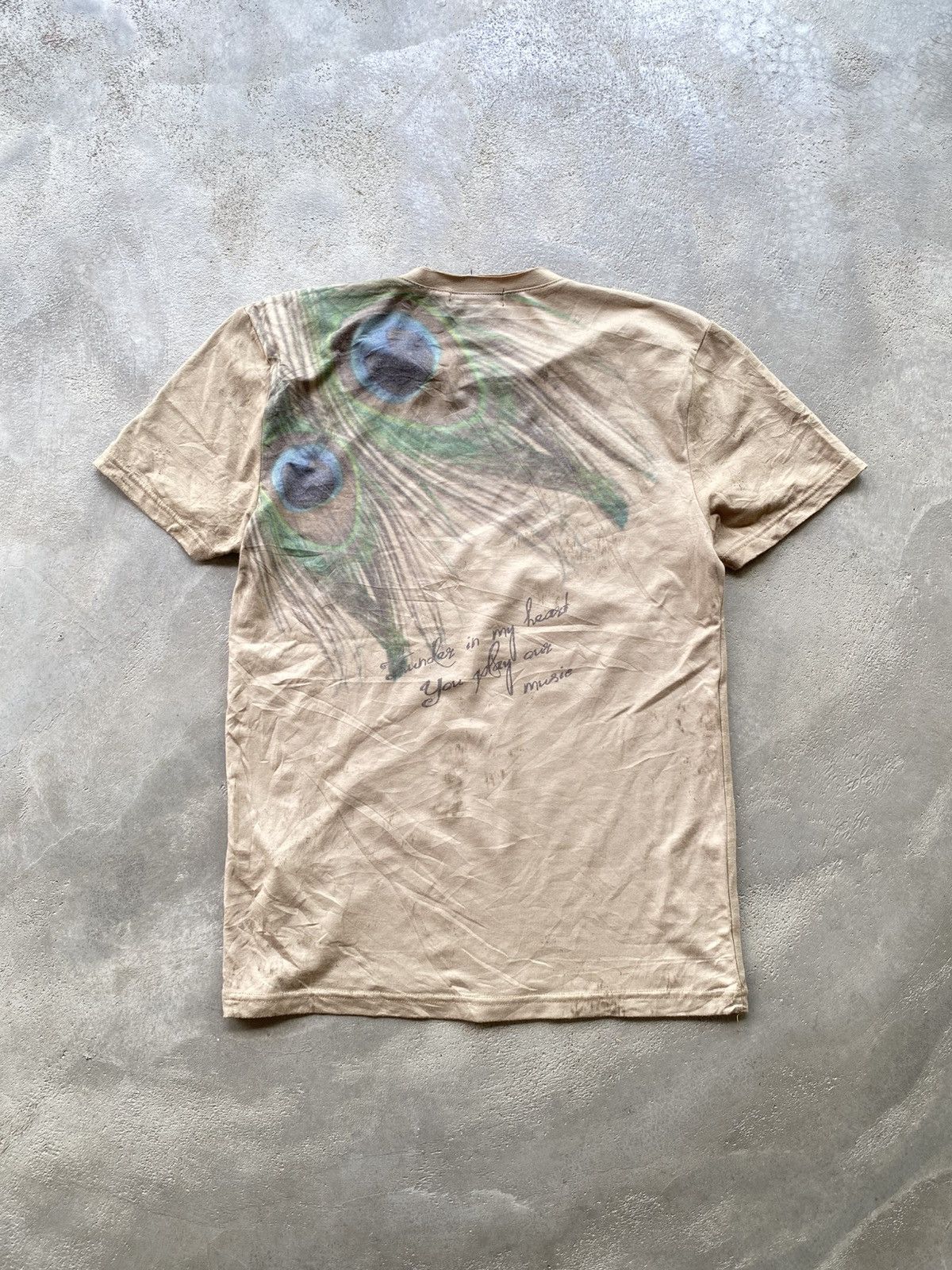 If Six Was Nine × In The Attic × Le Grande Bleu (L.G.B.) In The Attic Homme Poem Feather Tshirt Size US M / EU 48-50 / 2 - 2 Thumbnail