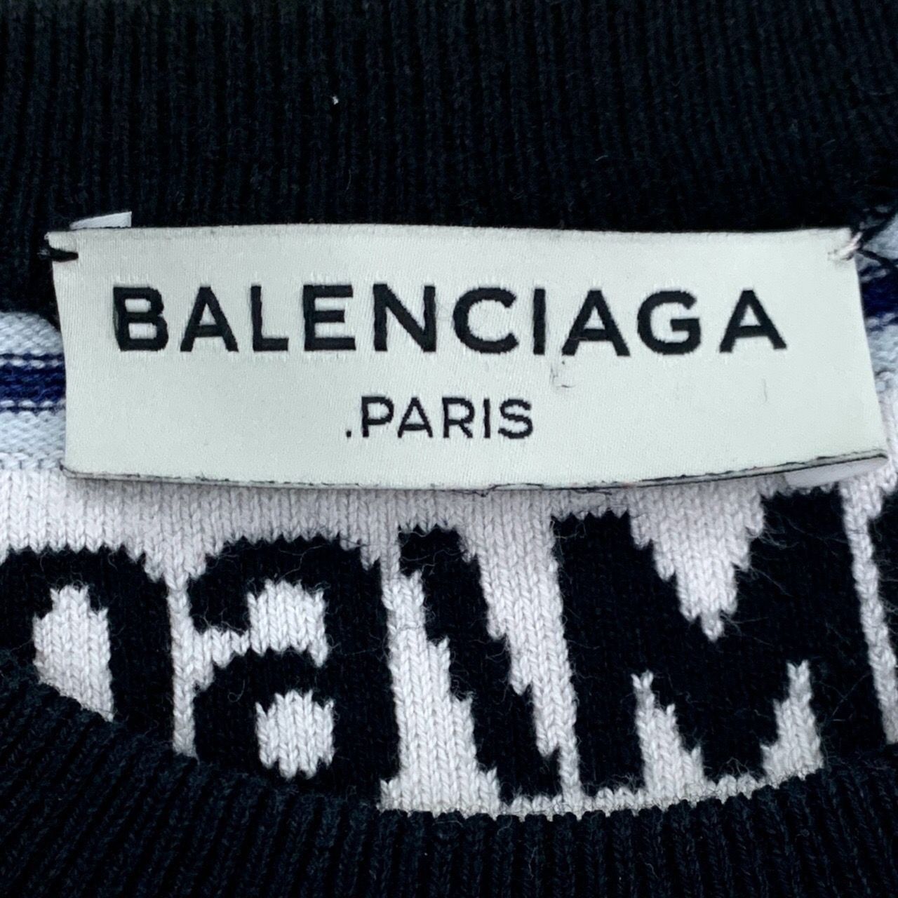Balenciaga Balenciaga Logo Website Striped Embroidery Color-block Round Size XXS / US 00 / IT 34 - 2 Thumbnail