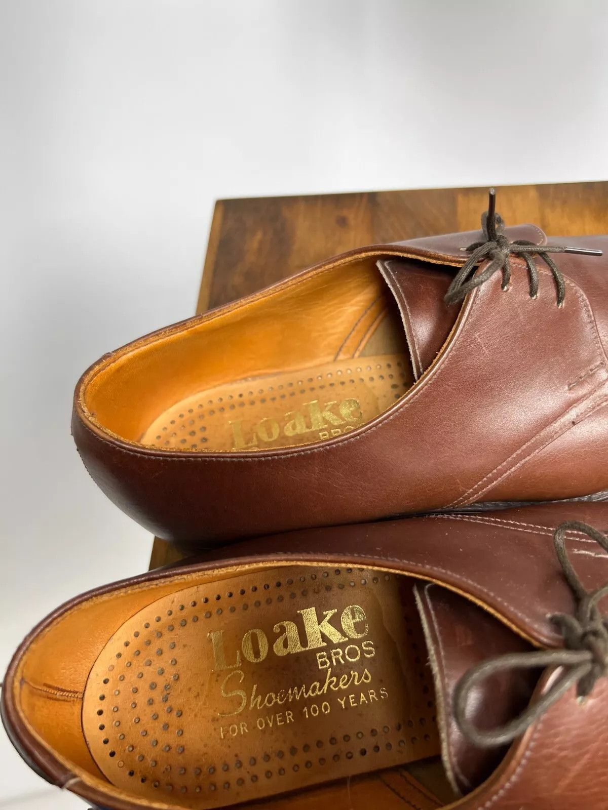 Loake Loake 1880 Arundel Formal Tan Brown Casual Derby Shoes 9 EEE Size US 10.5 / EU 43-44 - 13 Thumbnail