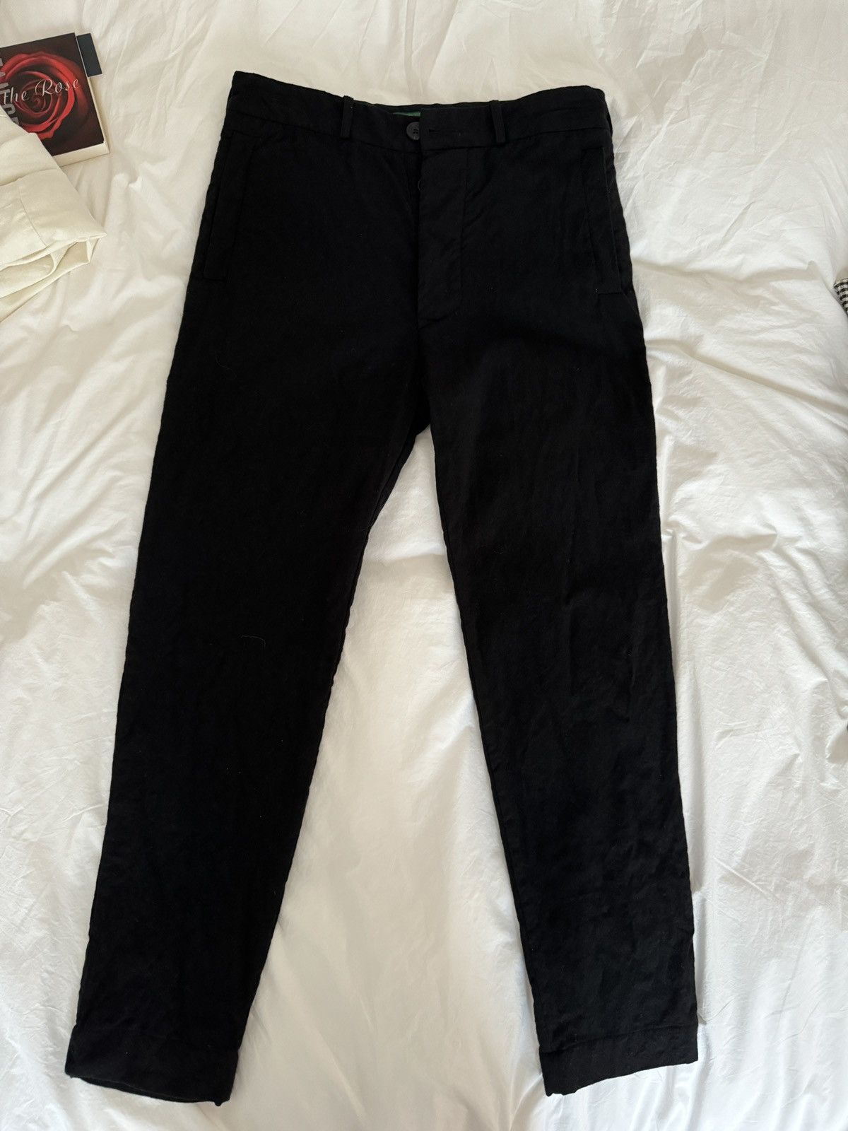 Casey Casey Black Wool Trousers Size US 30 / EU 46 - 1 Thumbnail