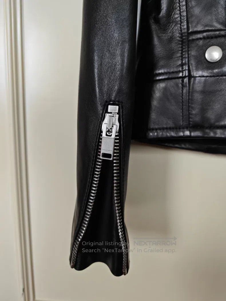 Saint Laurent Paris Saint Laurent Paris Black motorcycle leather jacket Size M / US 6-8 / IT 42-44 - 5 Thumbnail