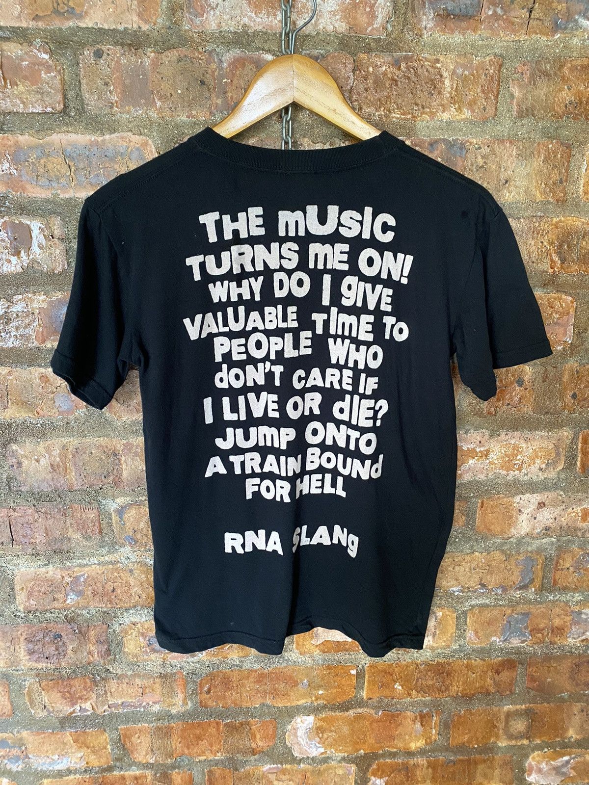 20471120 × Hysteric Glamour × Japanese Brand 1990s RNA Japan poem and fuck tee Size S / US 4 / IT 40 - 7 Thumbnail