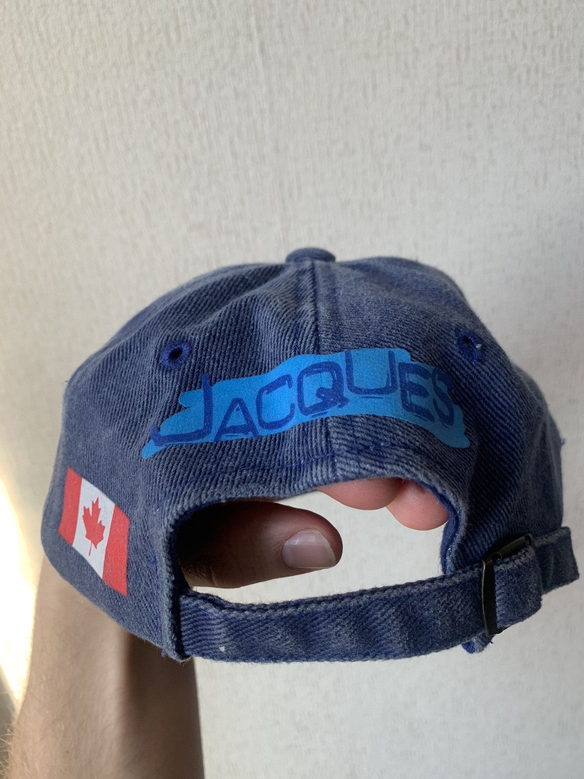 Vintage 1987 Jacques Villeneuve Formula 1 vintage hat cap Size ONE SIZE - 4 Thumbnail