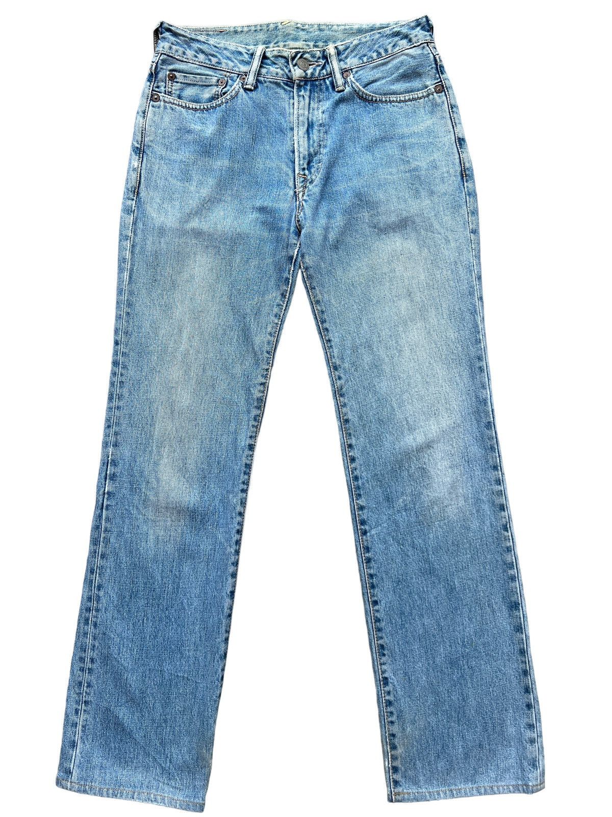 45rpm Vintage 45RPM Japan Distressed Faded Denim Jeans 29x30 Size US 29 - 2 Thumbnail