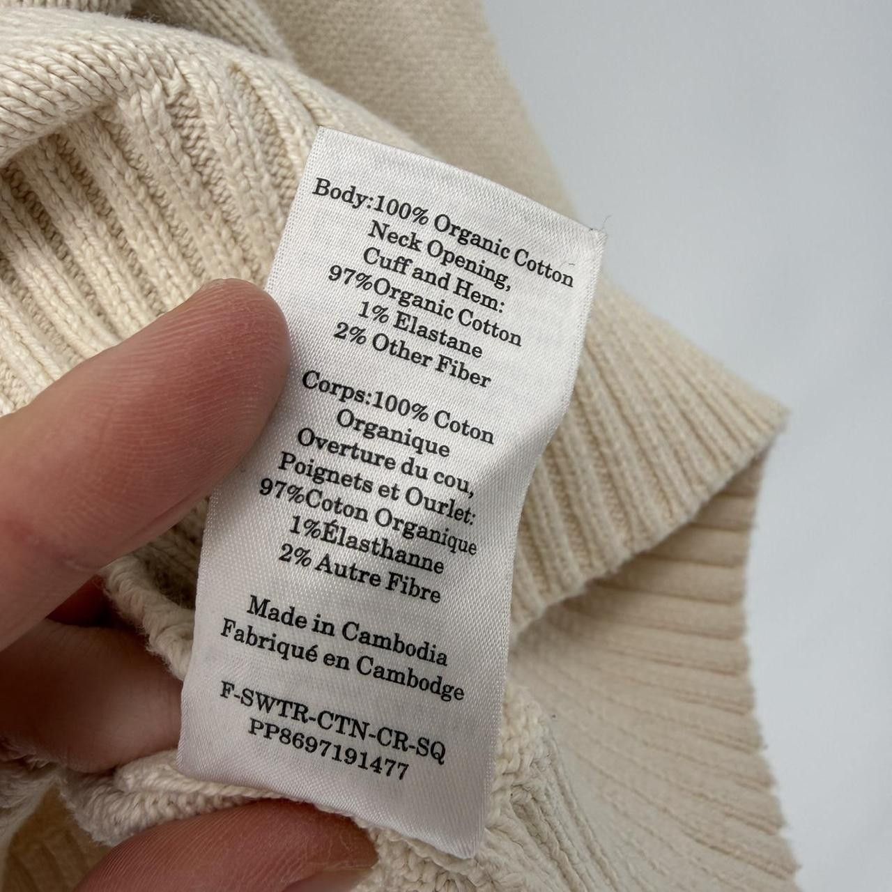 Everlane Soft Cream Crew Neck