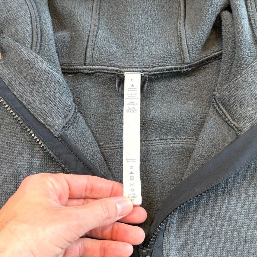 Lululemon Lululemon Women's 1/4 Zip Hoodie Sweatshirt Size 8 Gray Gym Workout Size M / US 6-8 / IT 42-44 - 3 Thumbnail