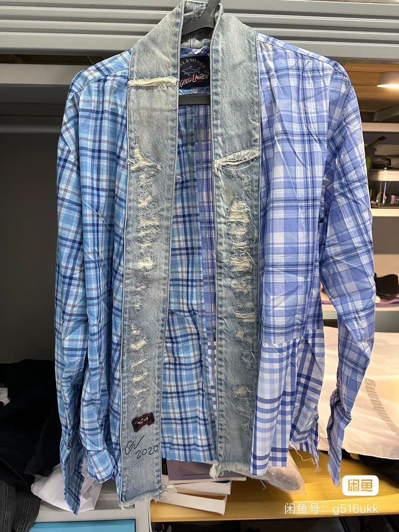 【希少/美品】PAUL&SHARK by Greg Lauren 切り替えシャツ PFW: Paul & Shark by Greg Lauren Spring Summer 2020