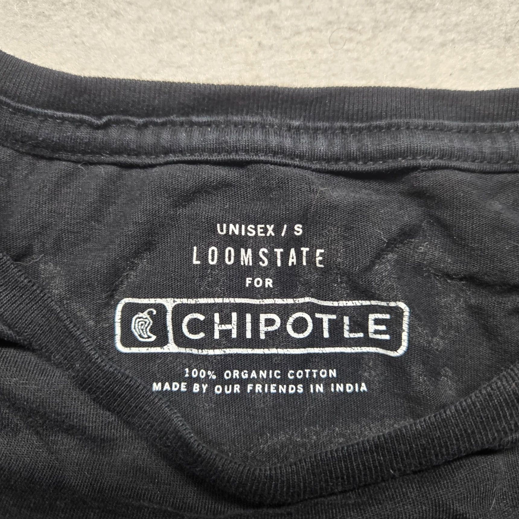 Vintage Chipotle Shirt Black S Small - Real Ingredients In Our Food Graphic Tee Mens Shirt 2010s 90s Theme Size US S / EU 44-46 / 1 - 4 Thumbnail