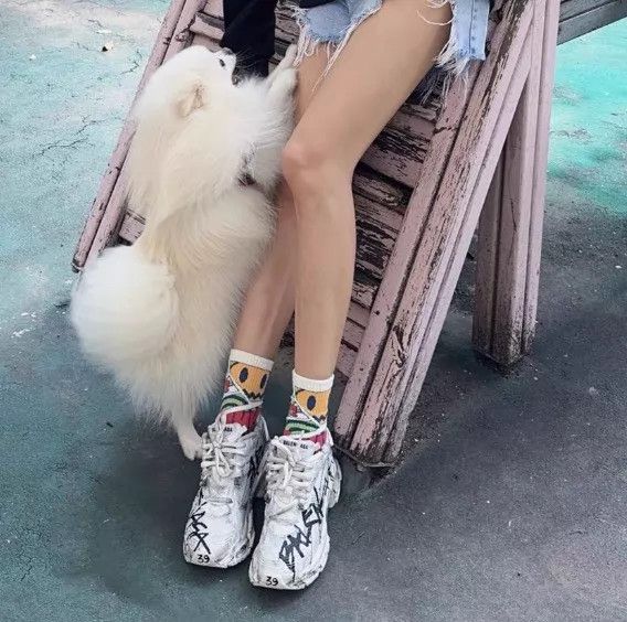 Balenciaga Balenciaga Runner White Graffiti 37 (98 New) Size US 6.5 / IT 36.5 - 9 Thumbnail