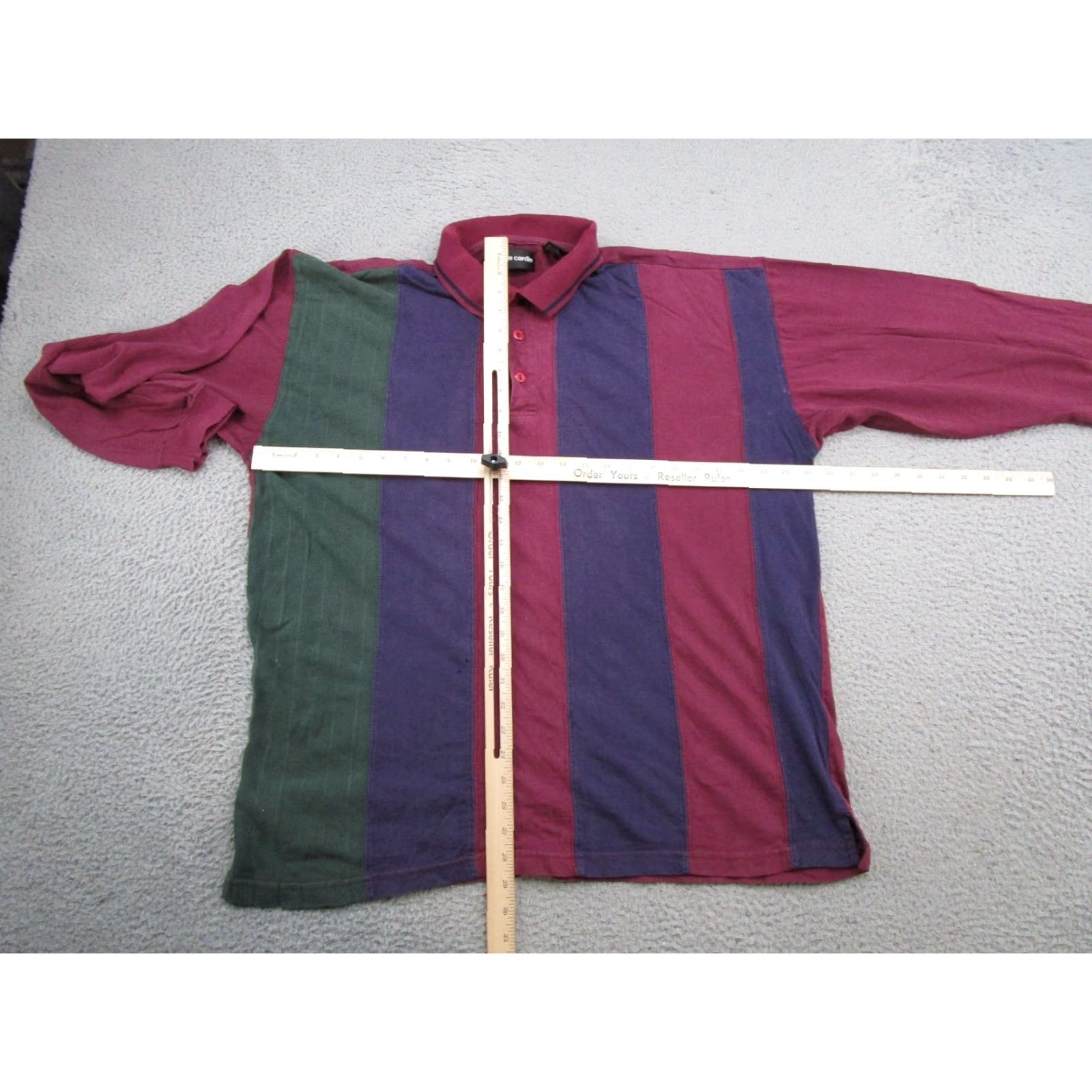 Pierre Cardin VINTAGE Pierre Cardin Striped Polo Shirt Mens XL Read Size US XL / EU 56 / 4 - 5 Thumbnail