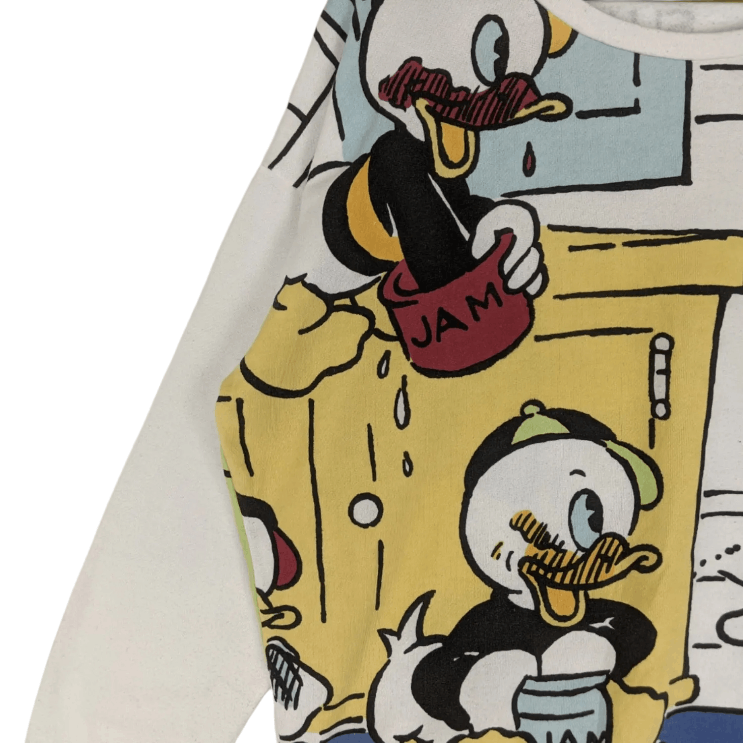 Disney DISNEY Donald Duck Full Print Jumper Sweatshirt Size XL / US 12-14 / IT 48-50 - 6 Thumbnail