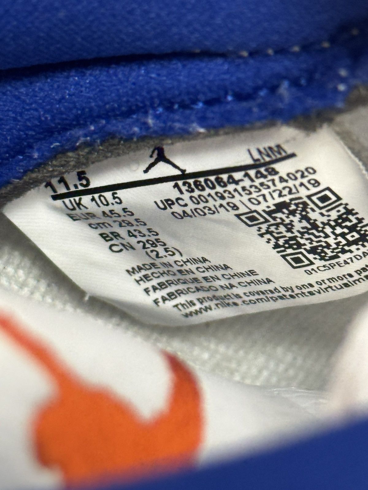 Jordan Brand Jordan 3 knicks Size US 11.5 / EU 44-45 - 6 Thumbnail