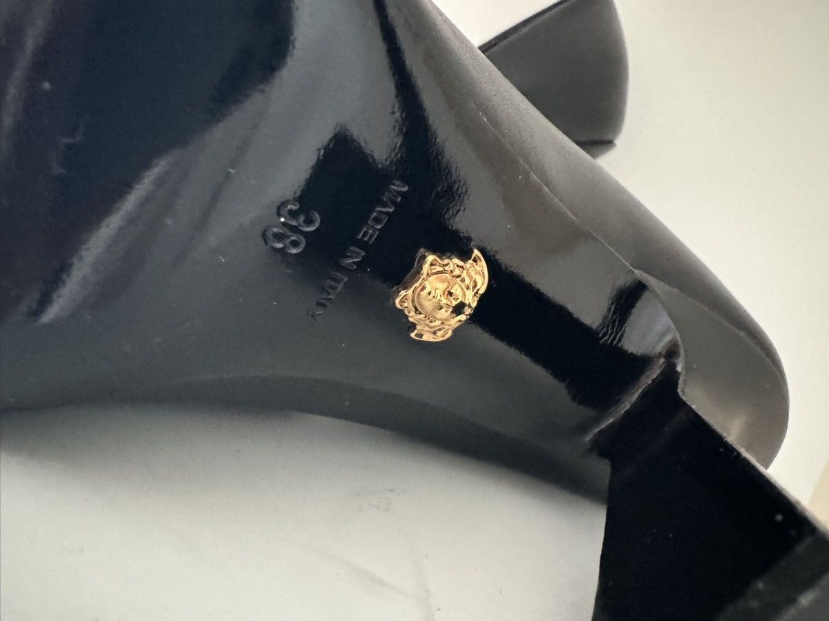 Versace Versace Black Heel Size US 7 / IT 37 - 3 Thumbnail