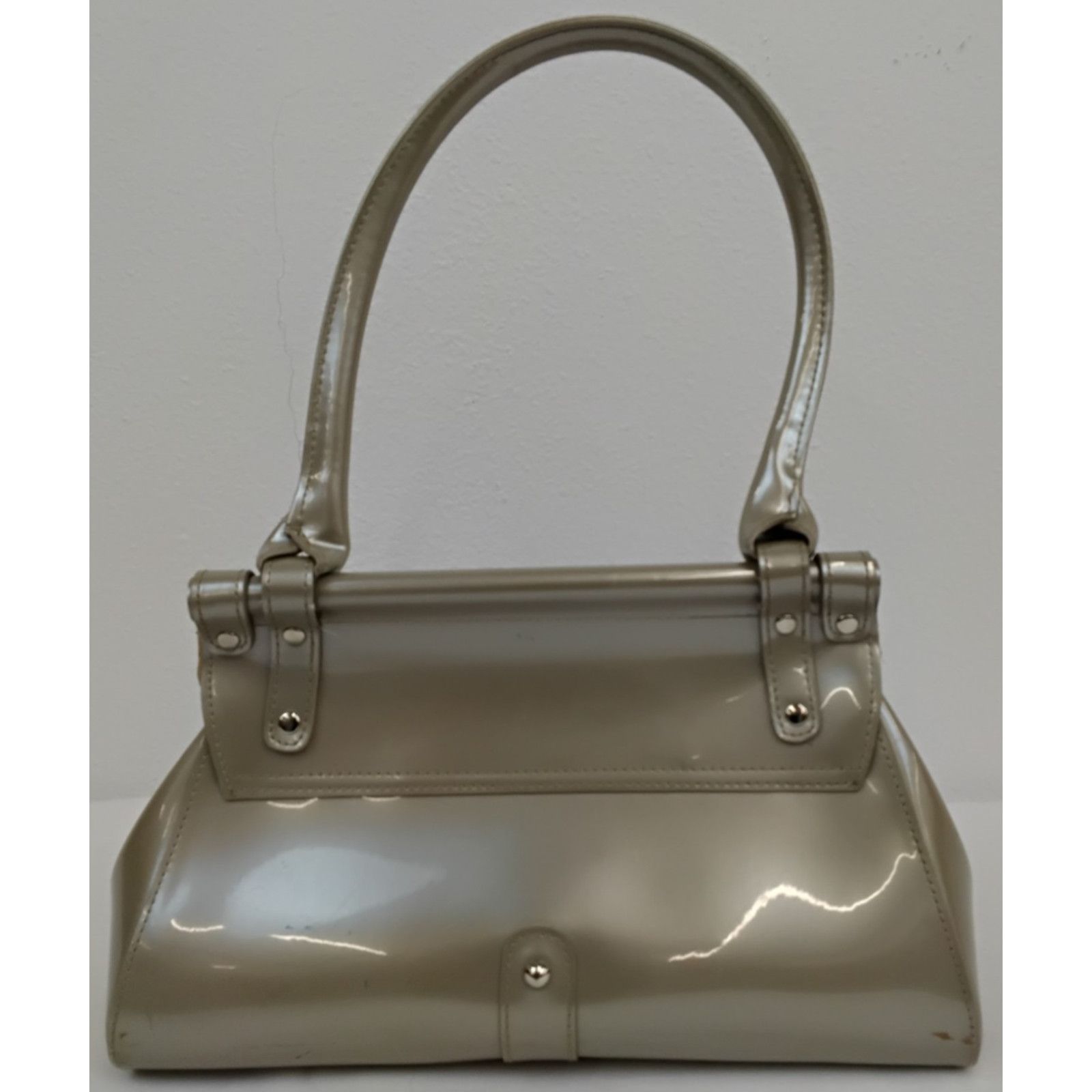 Other Beijo Handbag Taupe Silver PVC Purse & Wallet W/ Dust Bags Size ONE SIZE - 5 Thumbnail