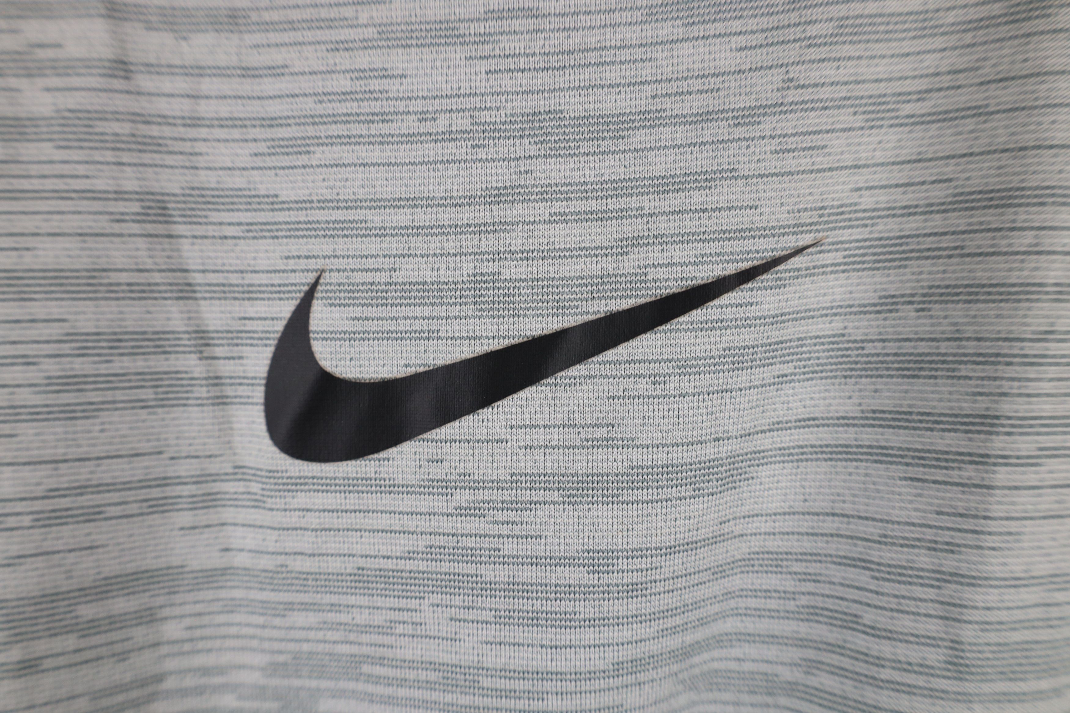 Nike × Vintage Nike Pro Center Swoosh Short Sleeve Training T-Shirt Gray Size US XL / EU 56 / 4 - 4 Thumbnail