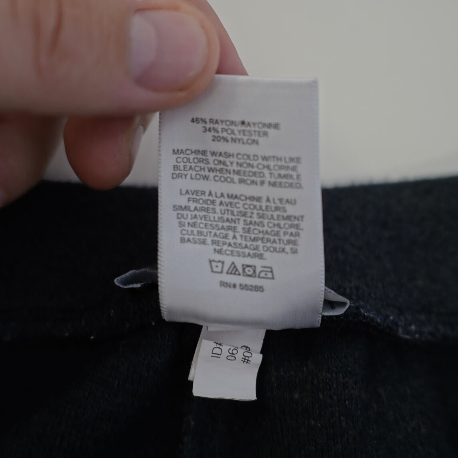 Express Express Dark Gray Small Sweatpants 28/26 Mid Rise Rayon Poly Size 28" / US 6 / IT 42 - 6 Thumbnail