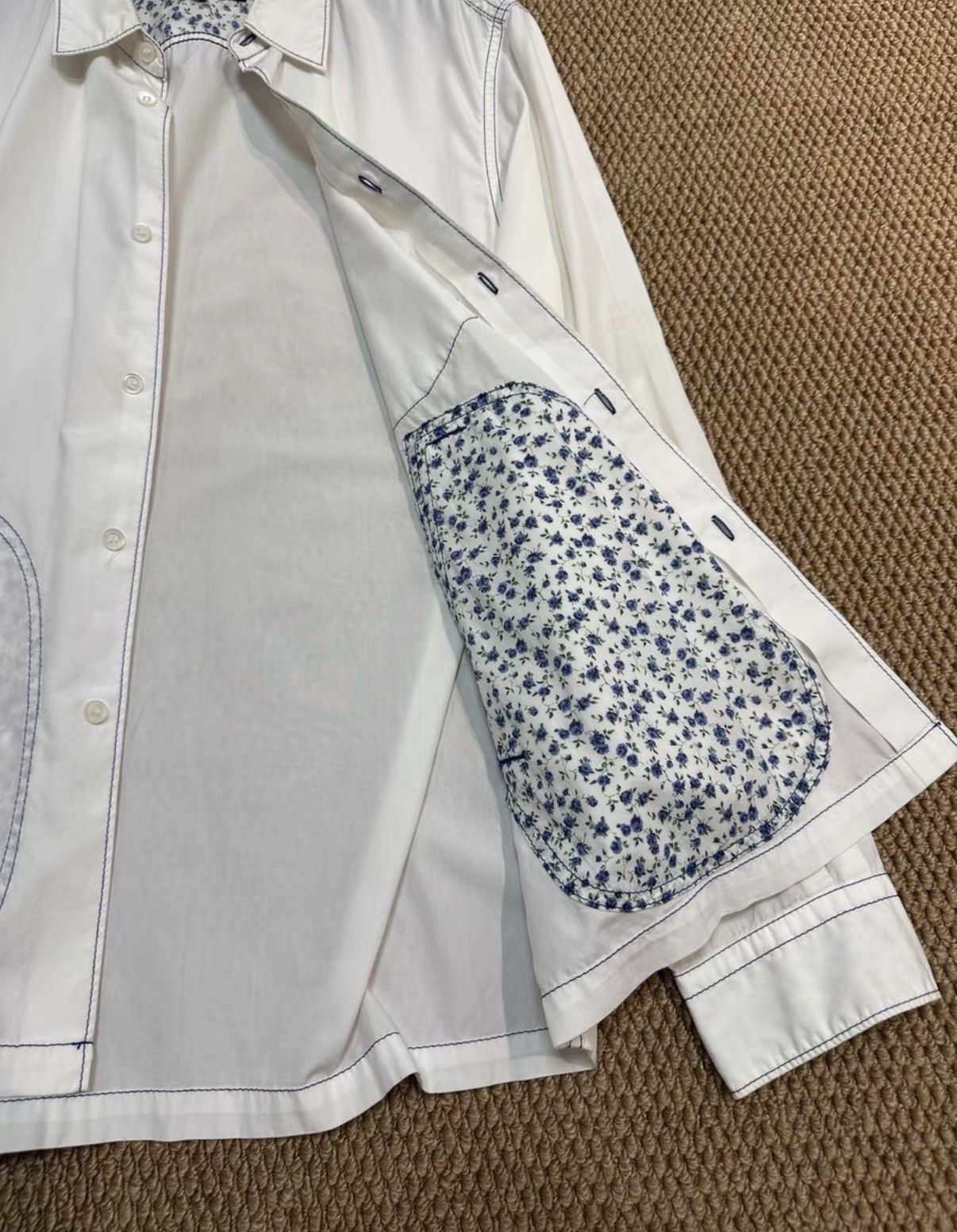 Comme des Garcons Homme Plus Comme des Garçons Homme Plus Floral Shirt Jacket K23 Size US M / EU 48-50 / 2 - 3 Thumbnail