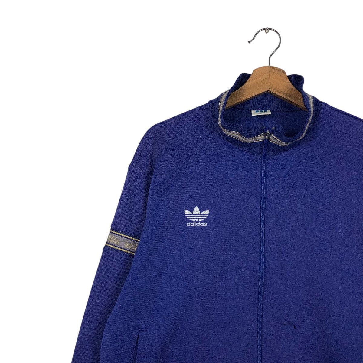 Adidas Vintage Adidas Trefoil Track Jacket 80s/90s – Royal Blue Size US M / EU 48-50 / 2 - 8 Thumbnail