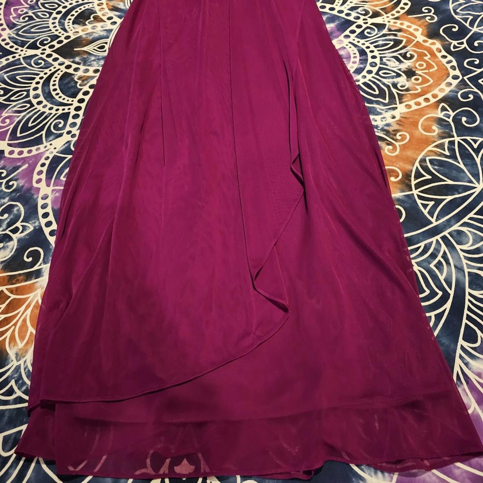 Designer Betsy & Adam Women's Formal Fusia Dress Size 12 Size XL / US 12-14 / IT 48-50 - 4 Thumbnail