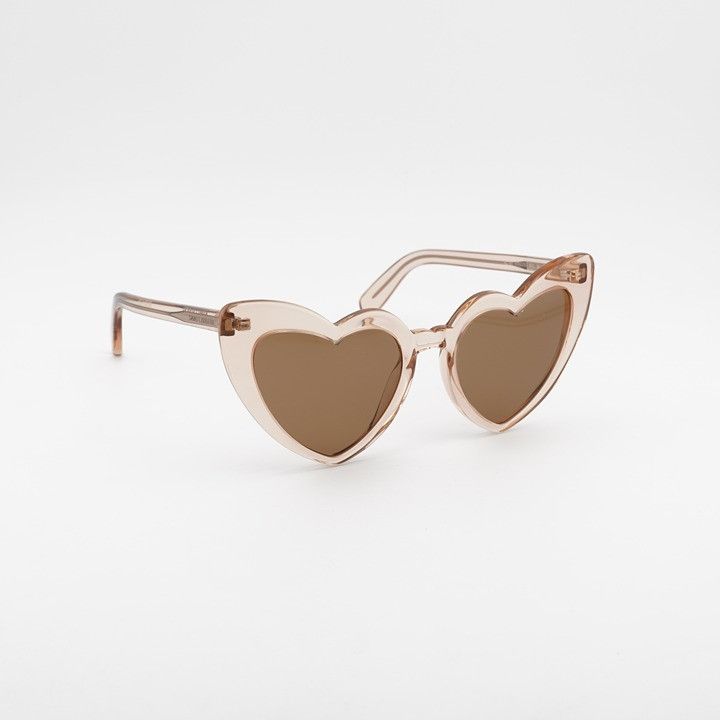 Saint Laurent Paris Saint Laurent SL181 LOU LOU 020 Sunglasses Nude Heart Frame Size ONE SIZE - 4 Thumbnail