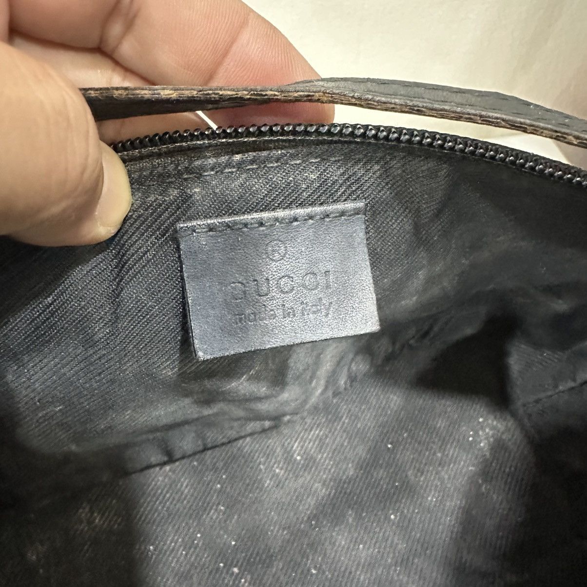 Gucci GUCCI GG BOAT CANVAS MONOGRAM POCHETTE BAG 10 Size ONE SIZE - 10 Thumbnail