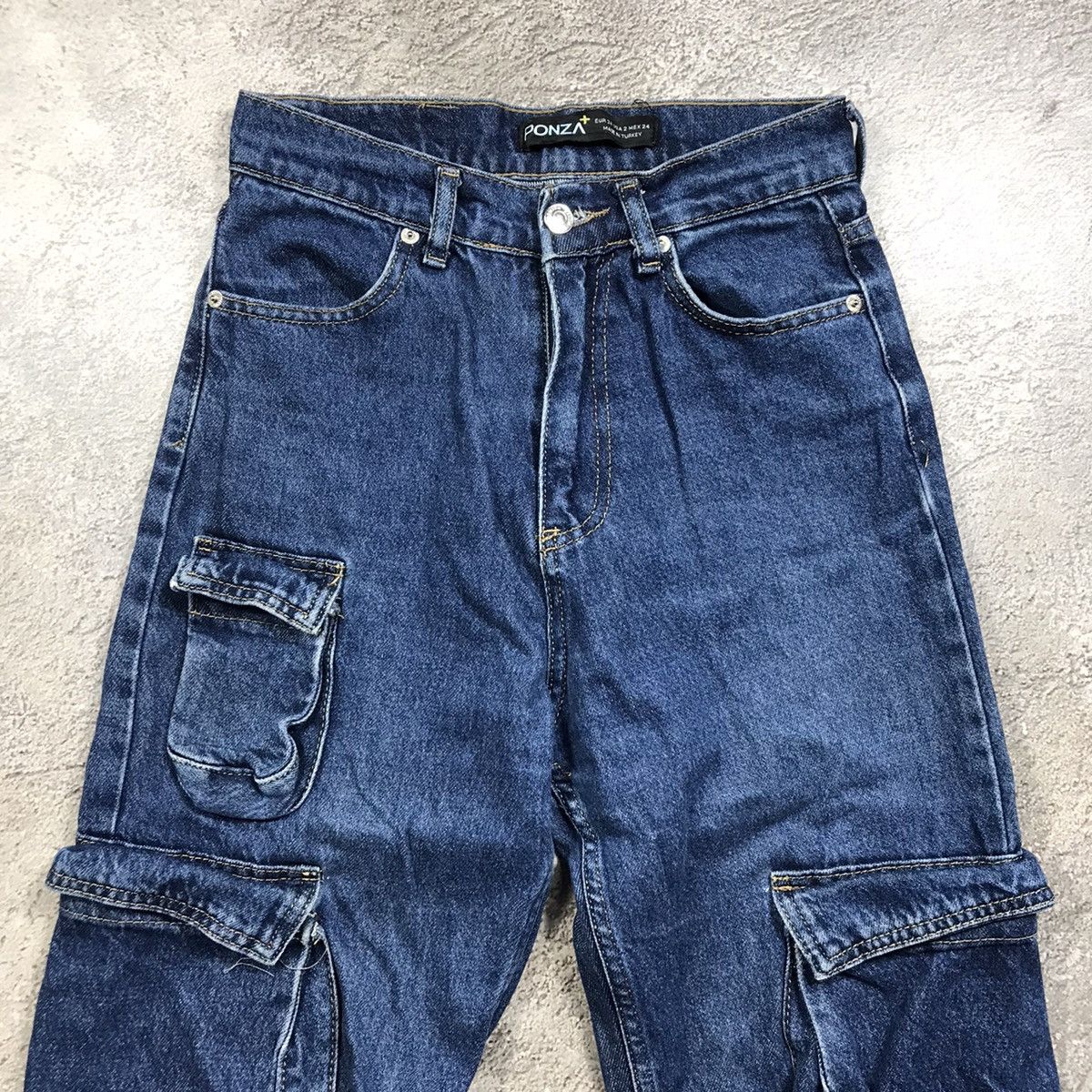 Vintage Vintage 90s Baggy Distressed Cargo Pants Grunge Japan 26 Size 26" / US 2 / IT 38 - 5 Thumbnail