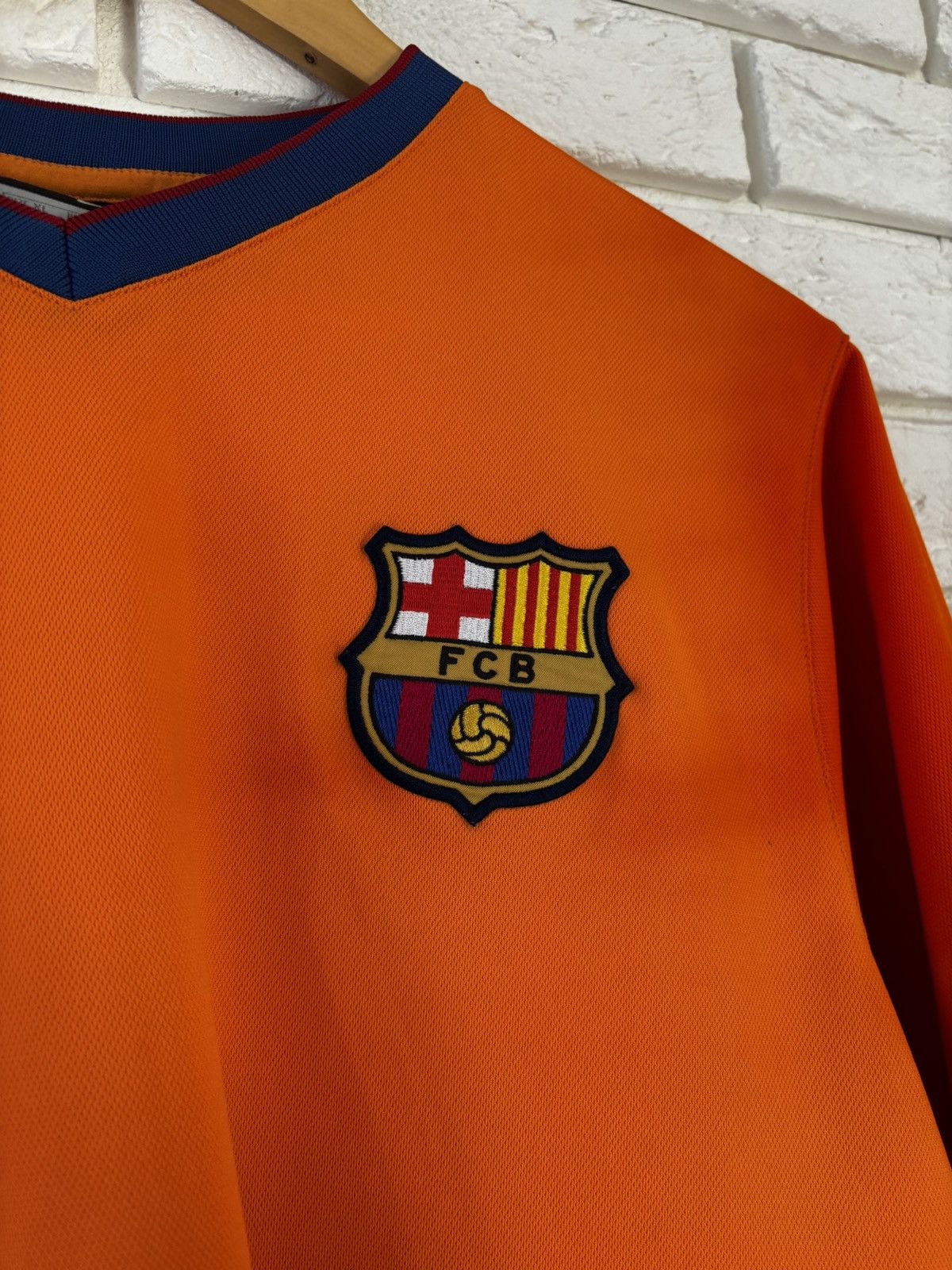 Nike Lionel Messi #19 FC Barcelona 2007/08 Nike Away Jersey Size US XXL / EU 58 / 5 - 6 Thumbnail