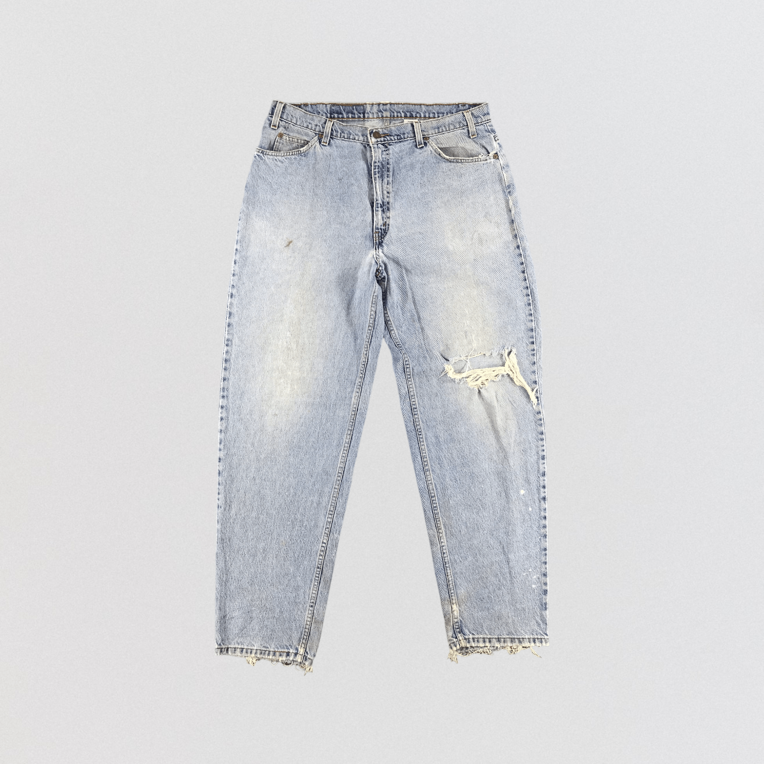 Levi's × Vintage Vintage 90s Light Wash Levis 560 Jeans-JM1771 Size US 37 - 1 Thumbnail