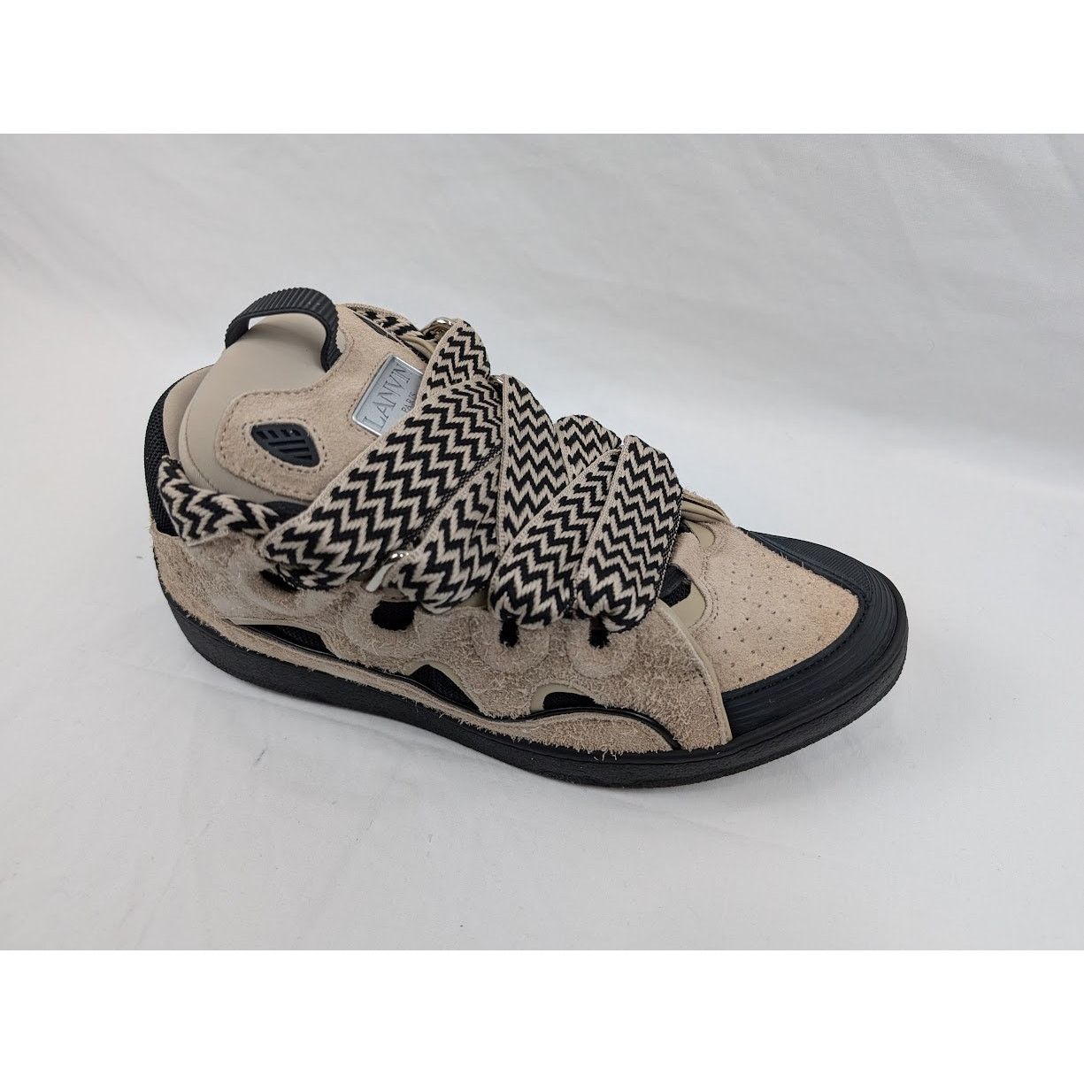 Lanvin o1rshd1 Curb Sneakers in Light Brown/Black Size US 13 / EU 46 - 2 Thumbnail