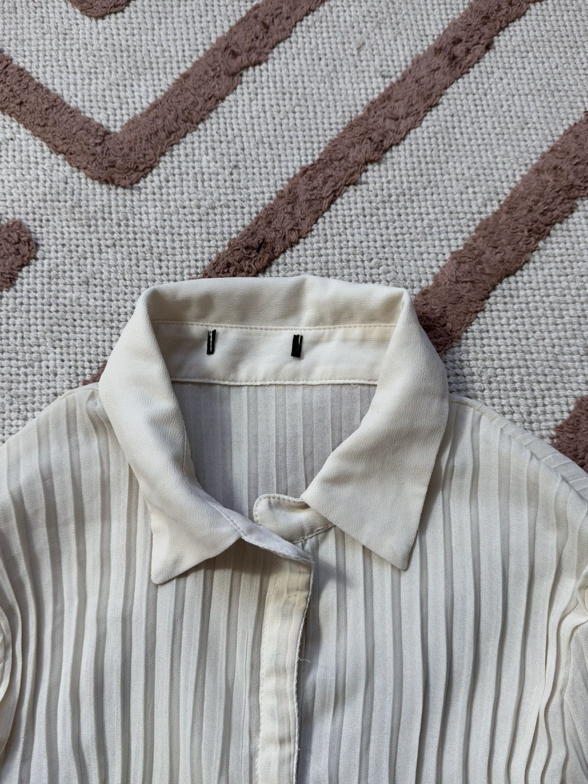 Japanese Brand ISSEY MIYAKE STYLE QUILTED BLOUSES Size M / US 6-8 / IT 42-44 - 3 Thumbnail