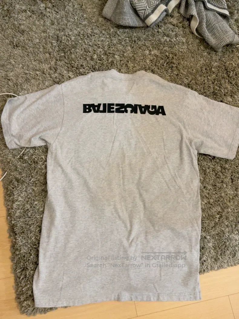 Balenciaga Balenciaga Reversed Letter + Loose Fit Vintage Round Neck Size US S / EU 44-46 / 1 - 5 Thumbnail