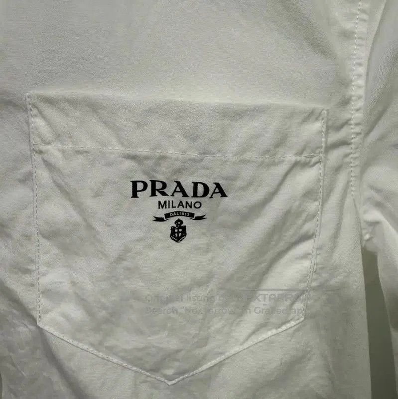 Other Prada White Silk Blend Long Sleeve Shirt. Size US M / EU 48-50 / 2 - 3 Thumbnail
