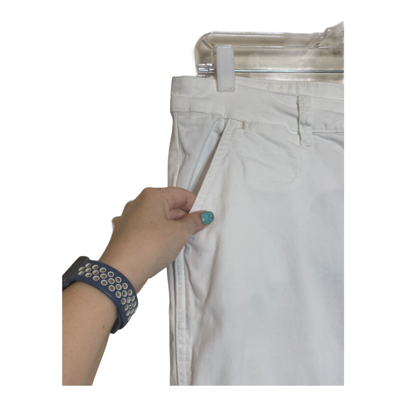 Anthropologie Chino Anthropologie white cotton relaxed jeans size 29 Size 29" - 10 Thumbnail
