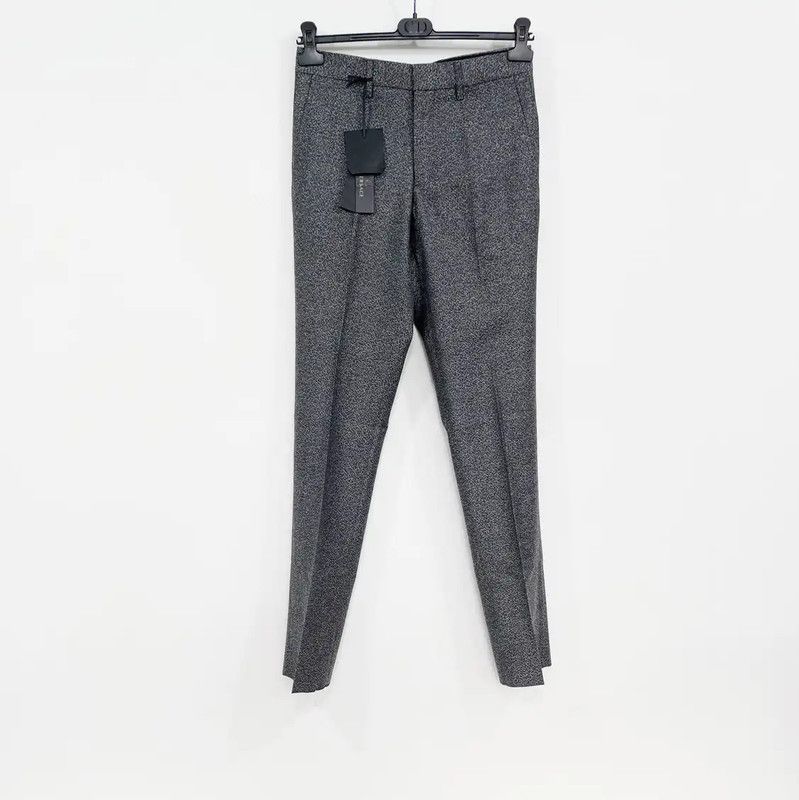 Versace Versace Men's Gray Wool Casual Pants 0089 Size US 28 / EU 44 - 1 Thumbnail