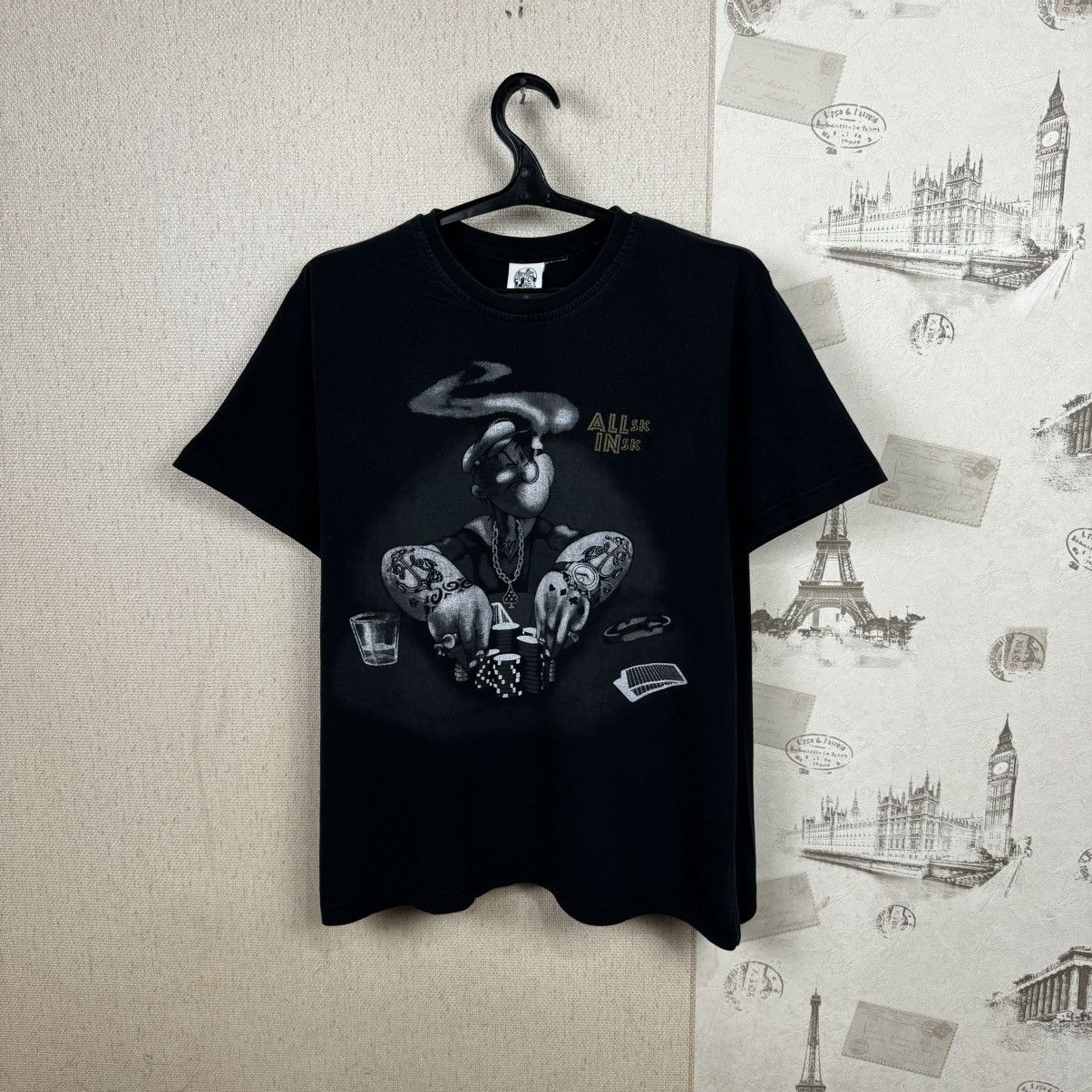 Cartoon Network × Vintage Vintage Popeye T shirt All in Gambling Poker Cartoon 2009 XL Size US XL / EU 56 / 4 - 3 Thumbnail
