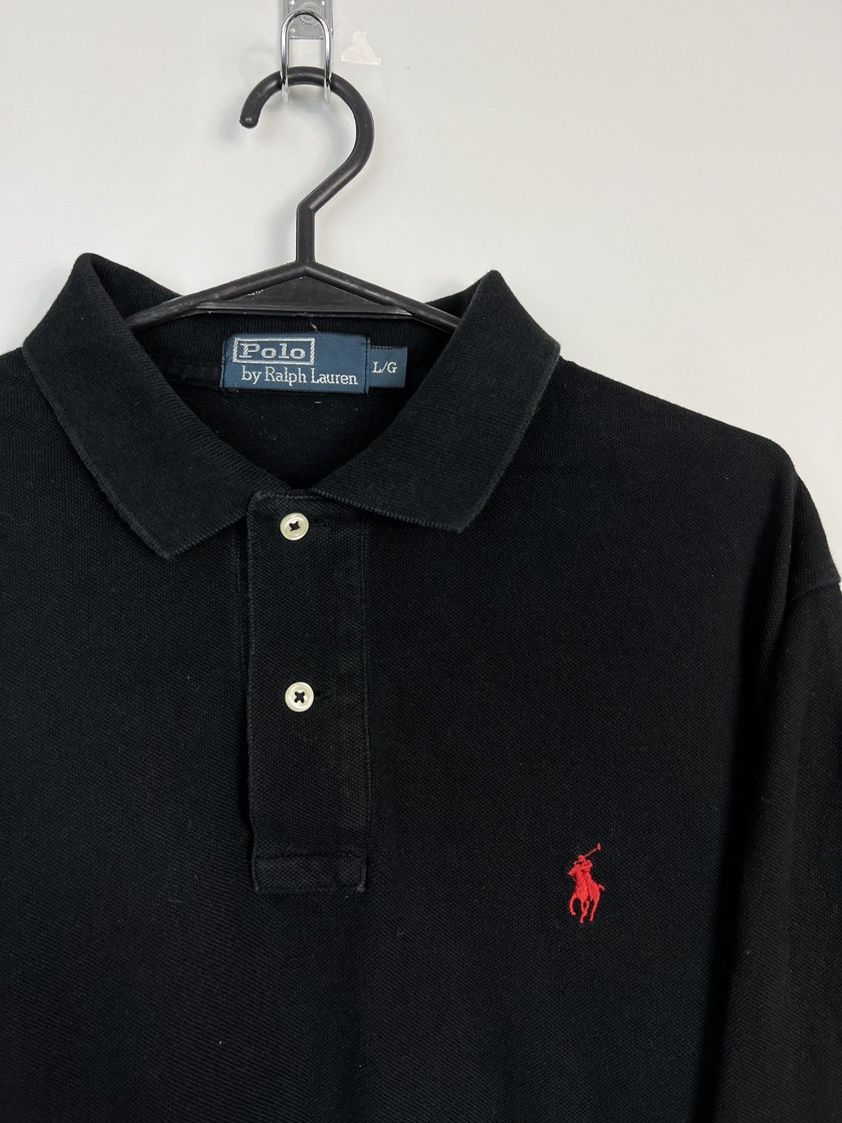 Polo Ralph Lauren × Ralph Lauren × Vintage Longsleeve Polo Ralph Lauren Black Vintage Size US L / EU 52-54 / 3 - 2 Thumbnail