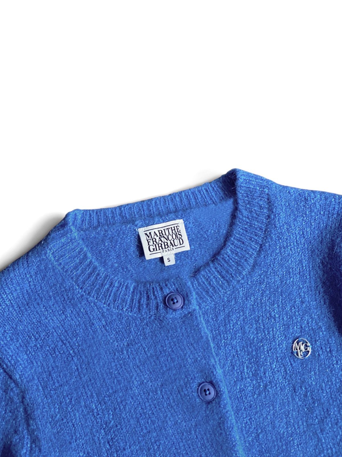 Marithe + Francois Girbaud Marithe + Francois Girbaud mohair wool blend knit crop cardi Size S / US 4 / IT 40 - 3 Thumbnail