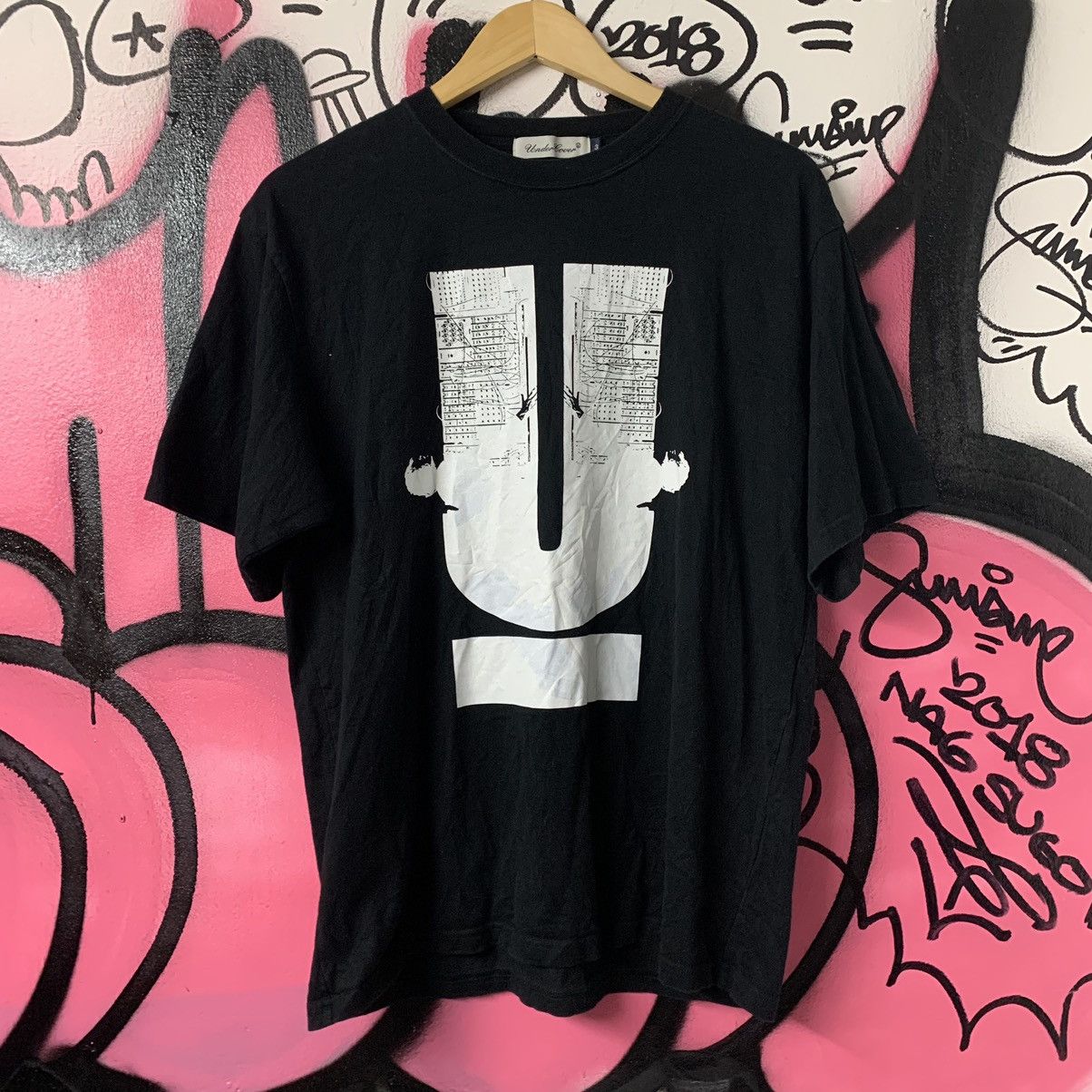 image of Undercover Tee in Black, Men's (Size Medium)