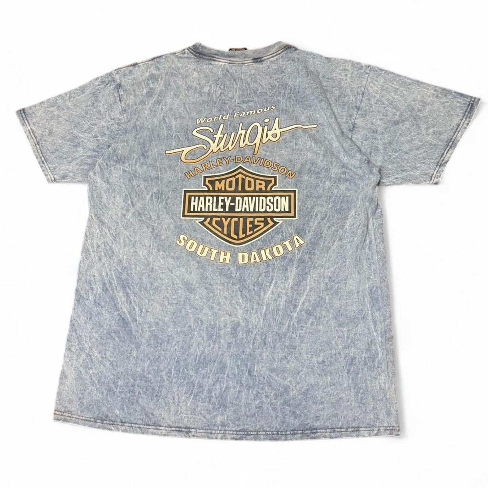 Harley Davidson × Vintage Vintage 2002 Harley Davidson Sturgis Black Hills Rally Tee Size US XL / EU 56 / 4 - 2 Thumbnail